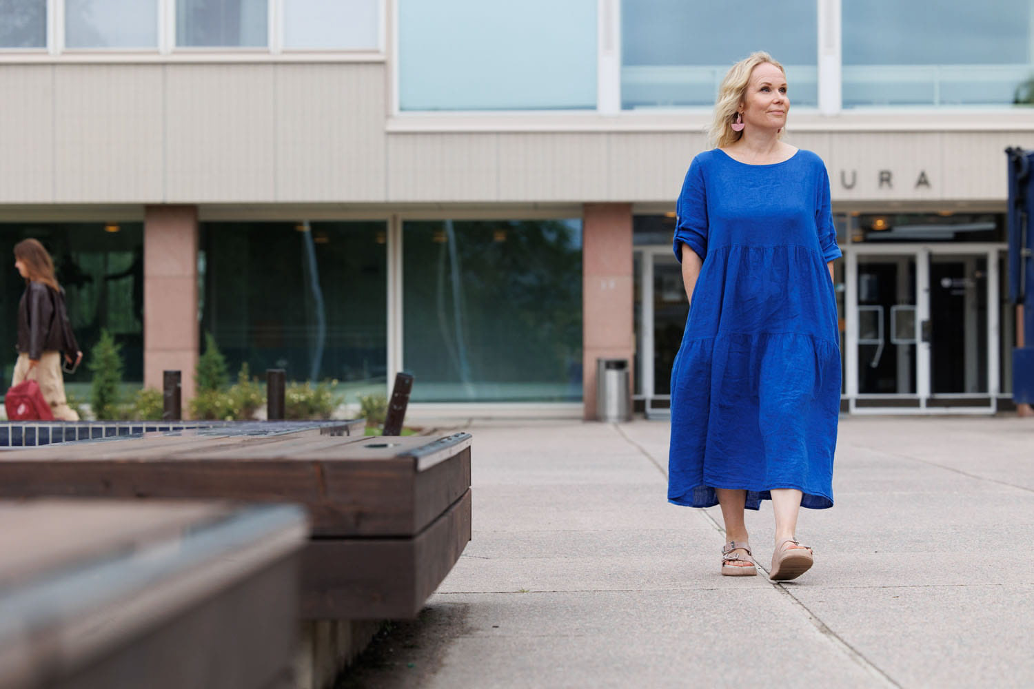 Philoshopher Elisa Aaltola for Finnish News Agency/STT-Lehtikuva. 2024