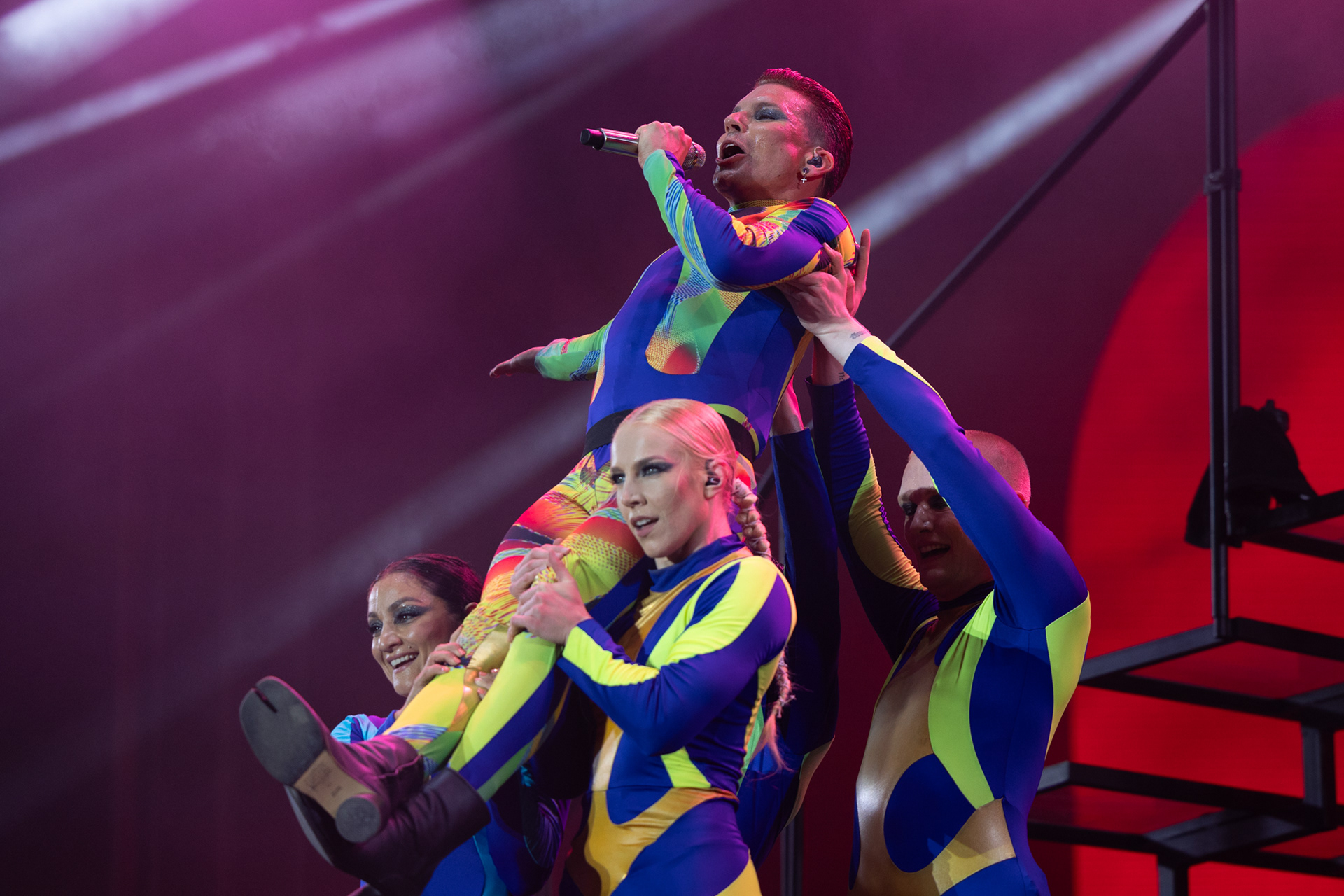 Pop singer Antti Tuisku and his farewell concert at Ruisrock Festival, Turku. For STT-Lehtikuva/Finnish News Agency 2023