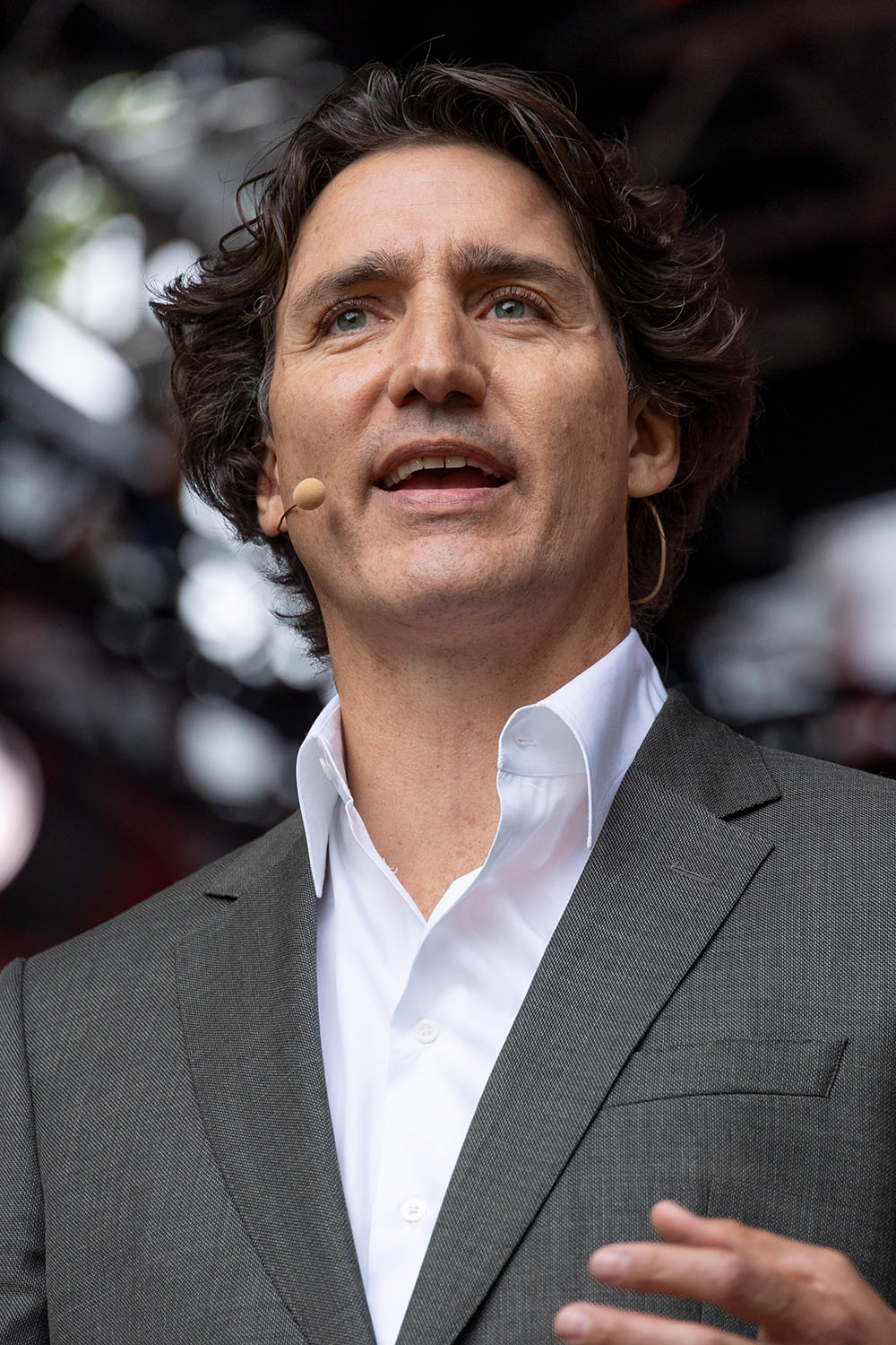 Former prime minister of Canada Justin Trudeau giving a speech at Suomi Areena. For Yle 2026