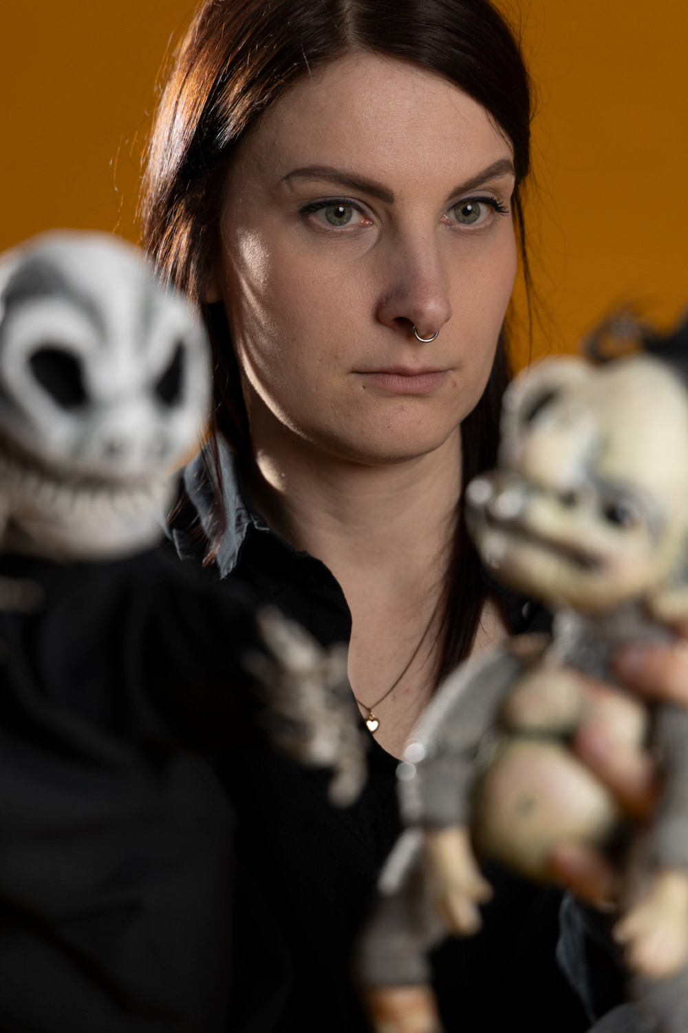 Portraits for a puppet artist. 2025