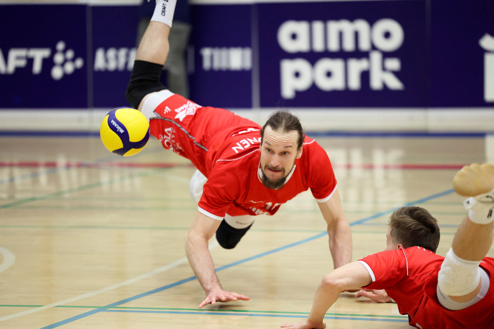 Volley ball match TuTo-Kokkolan Tiikerit in Turku. For STT-Lehtikuva/Finnish News Agency 2024