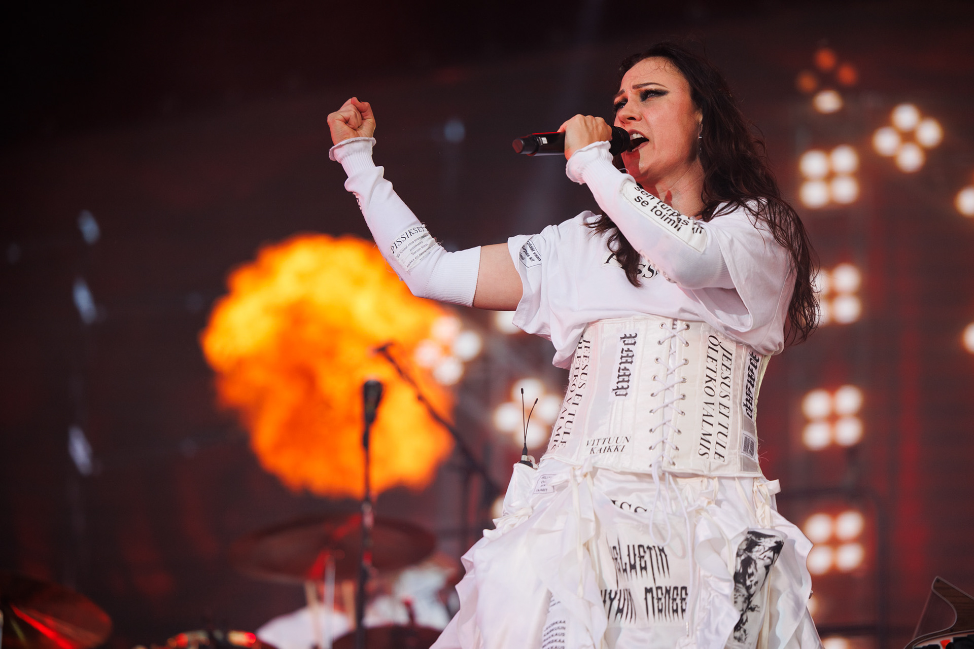 PMMP performs at Ruisrock festival for STT-Lehtikuva/Finnish News Agency. 2024