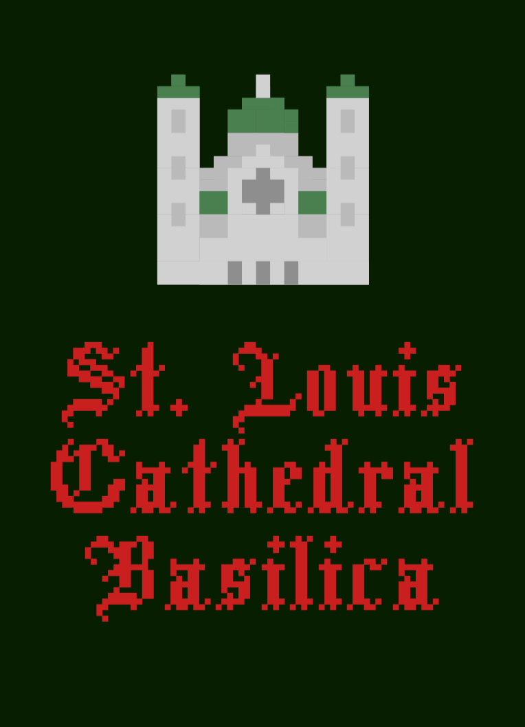 Speculative redesign for the St. Louis Cathedral Basilica, home to one of the largest mosaic collections in the US.