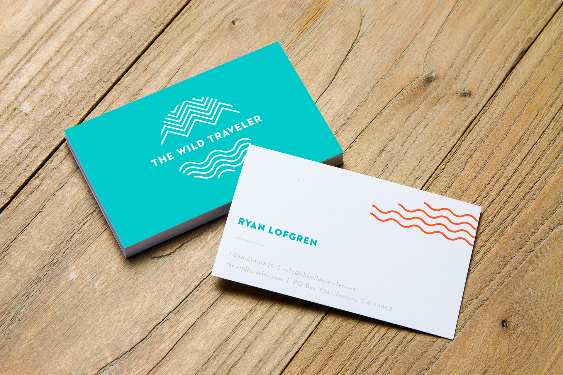 Boutique teen travel company branding