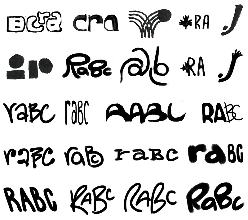 Logos that are based on typography; wordmarks