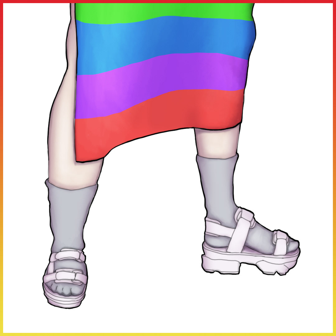 socks with sandals