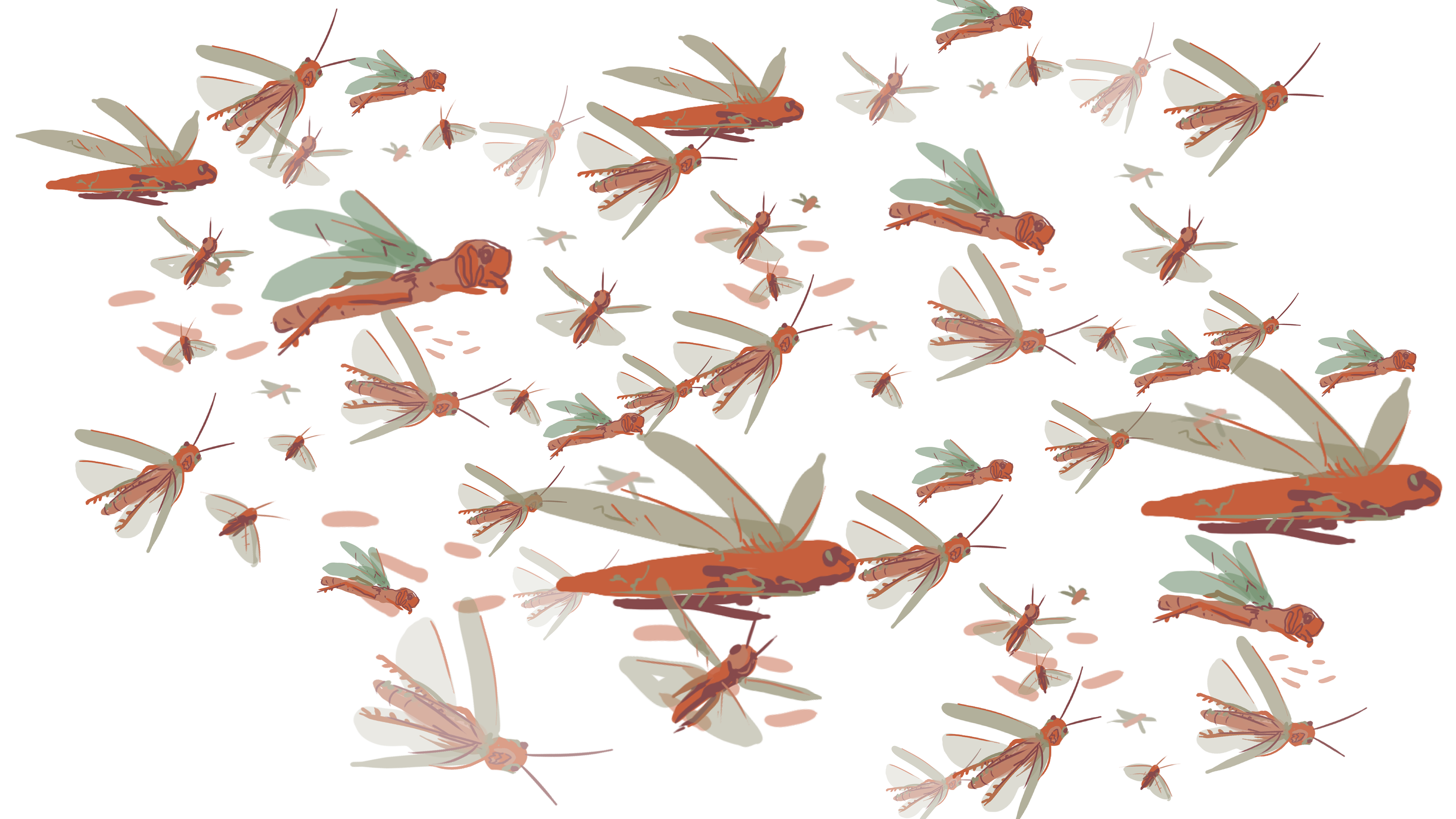 You've failed: A wave of locusts.