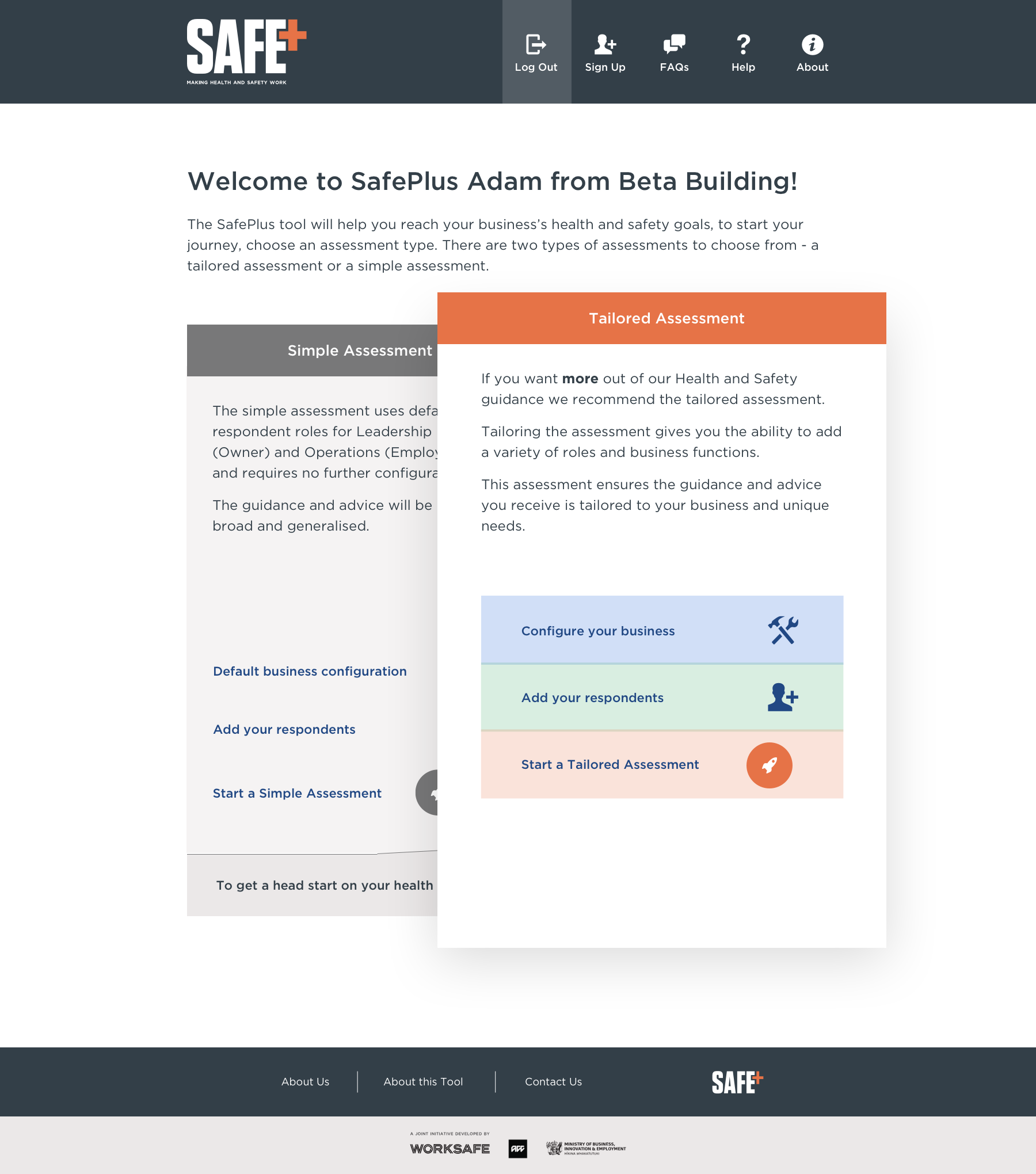 Safe plus landing 01