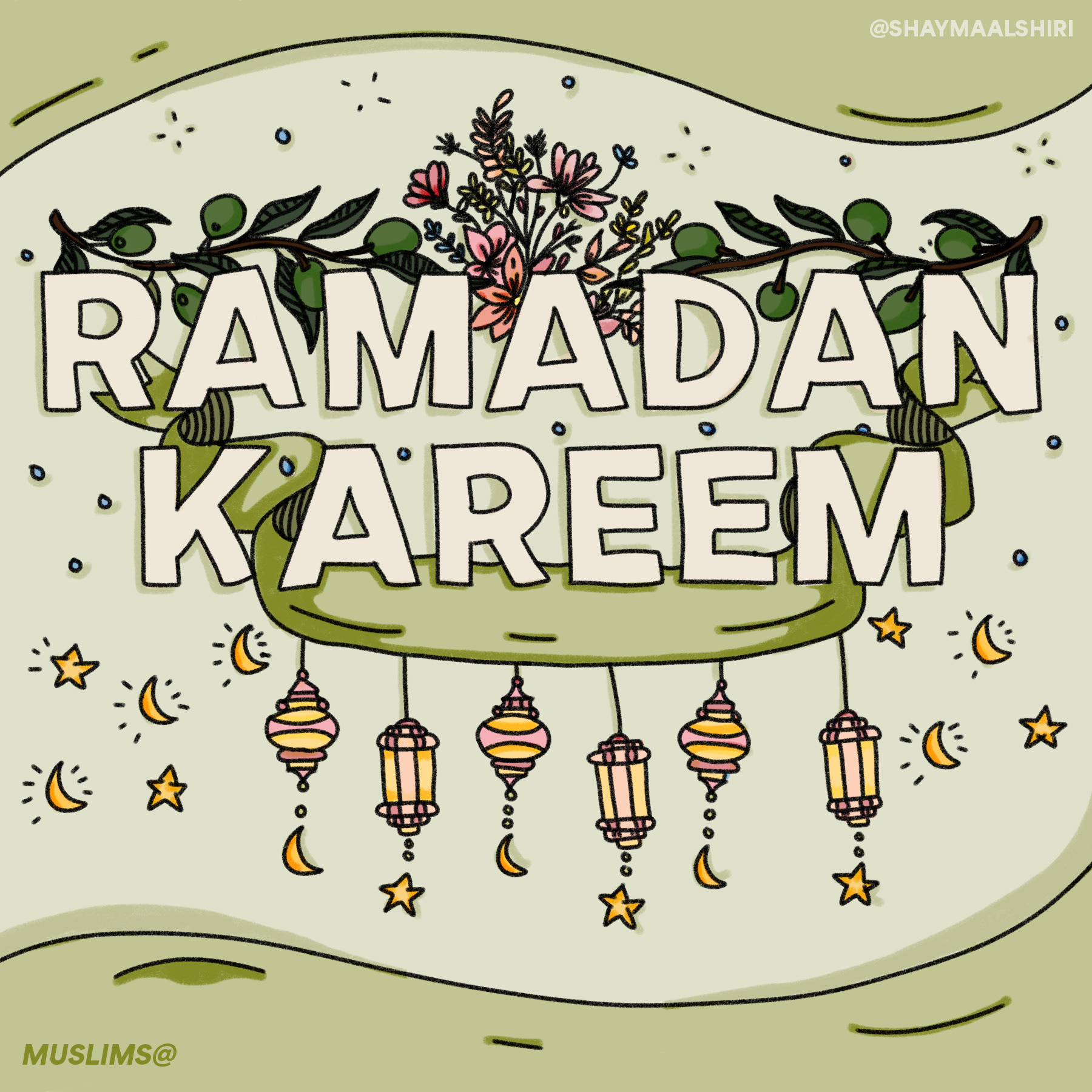 A collection of illustrations to celbrate the upcoming month of Ramadan.