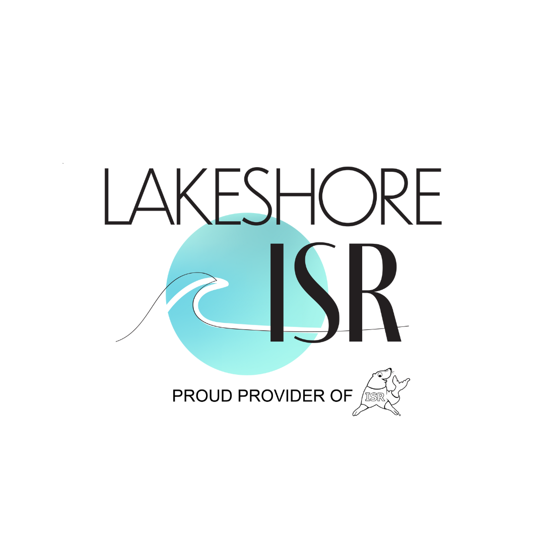 Lakeshore ISR Lisa Johnson, Swim Instructor, Infant Swim Rescue, Logo Design