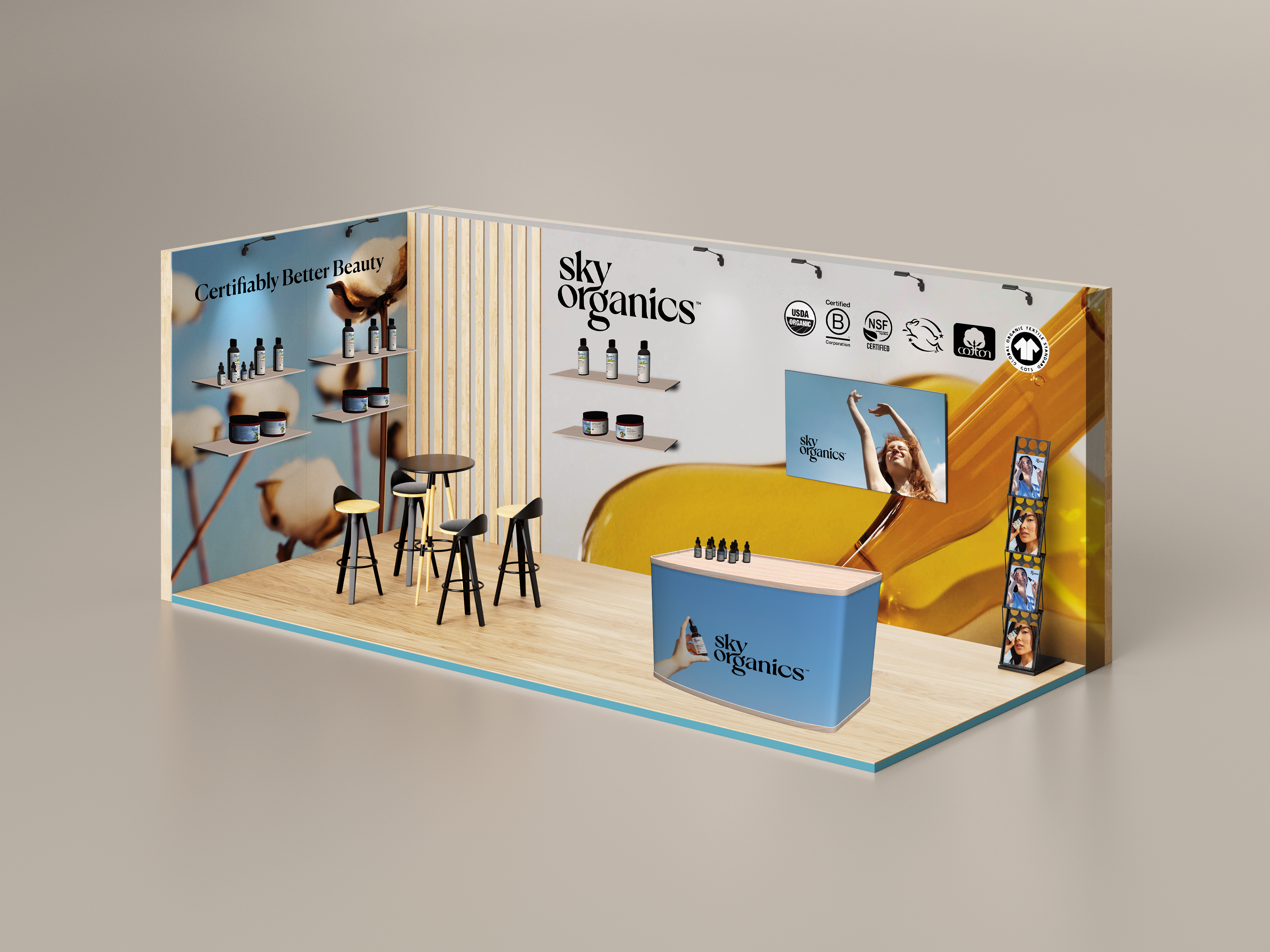 Sky Organics Natural Products Expo East 2023 Booth