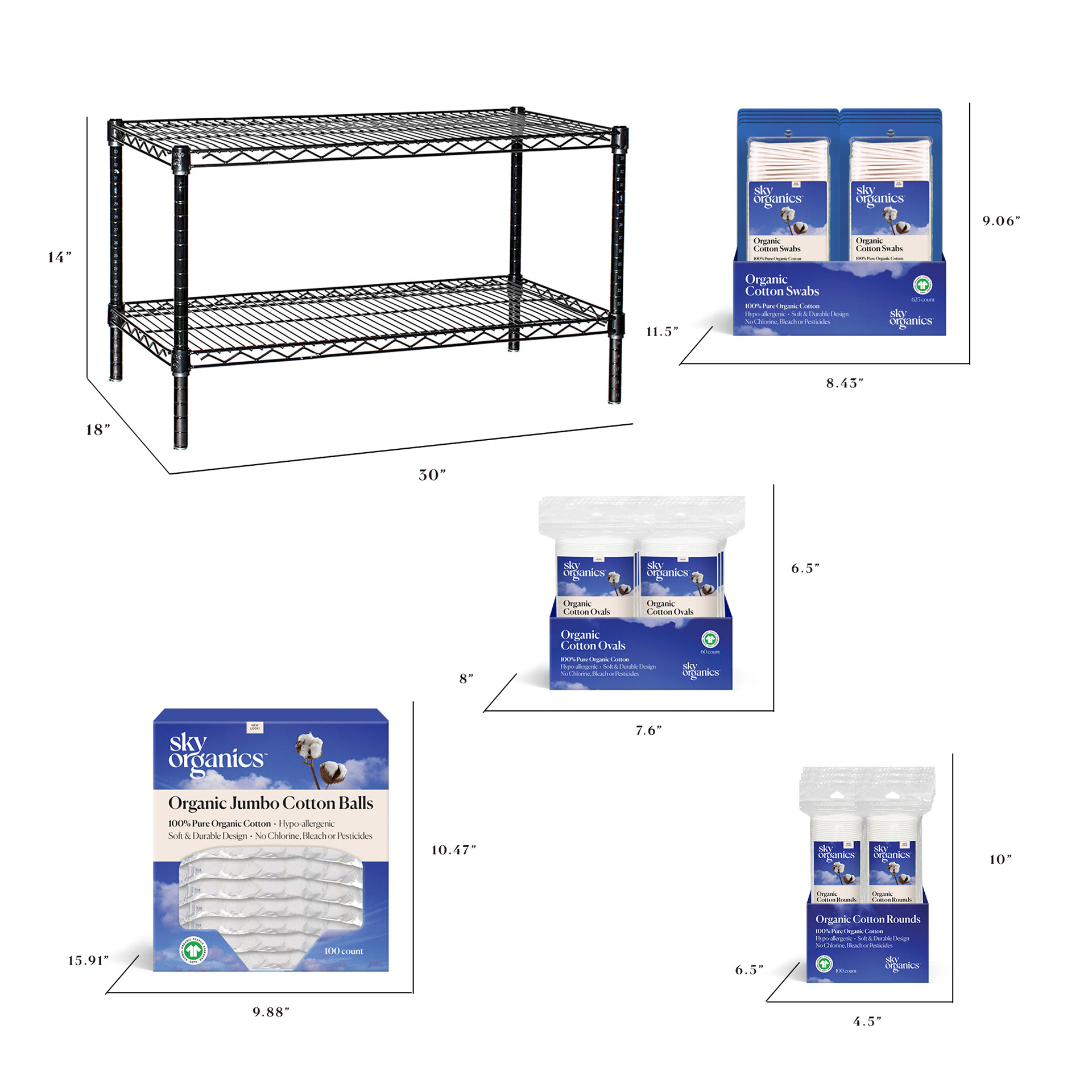 Sky Organics PDQ Measurements