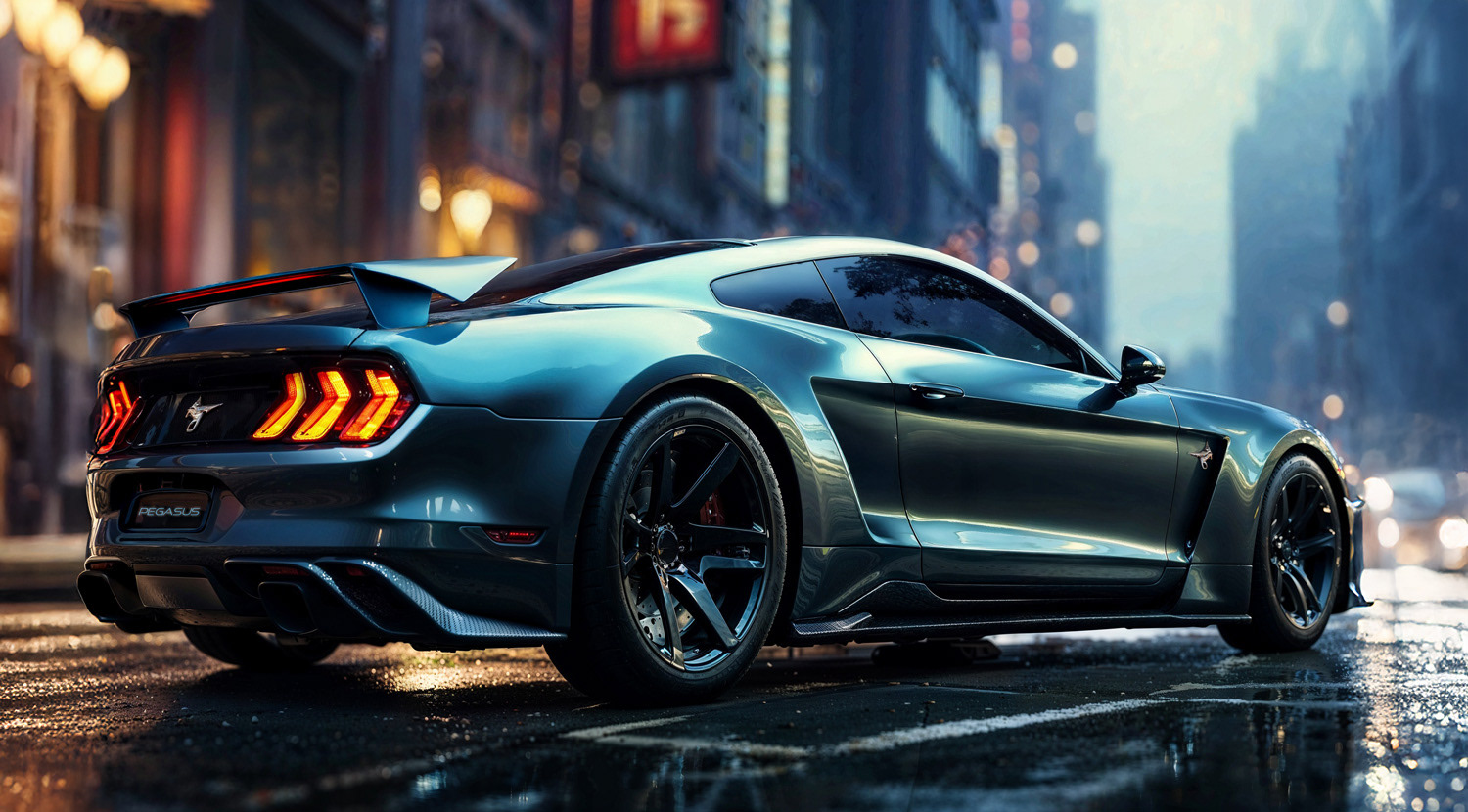 Mustang Pegasus Illustration