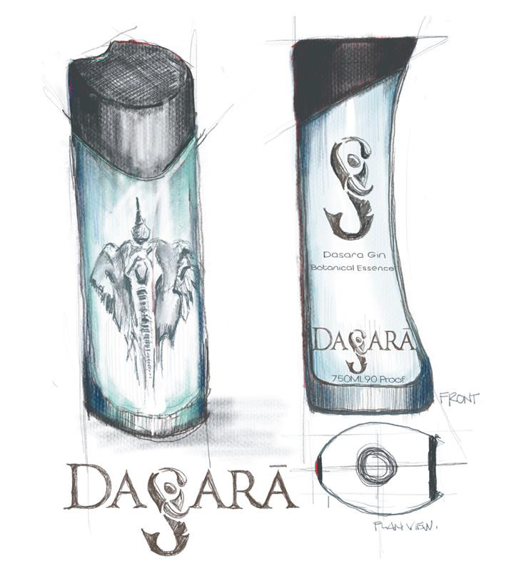 Elephant tusk bottle concept