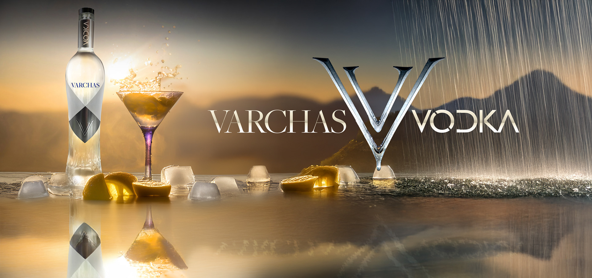 Varchas Vodka AD - Retouching with AI