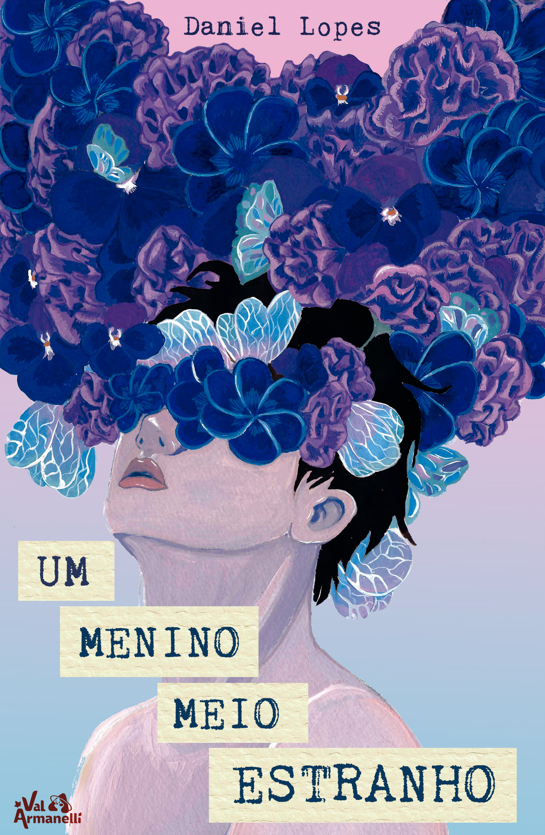 Capa do Livro Um Menini Meio Estranho de Daniel Lopes