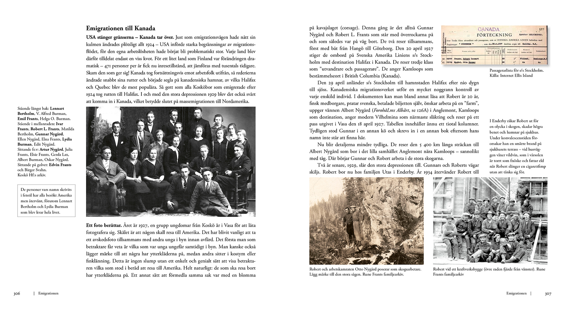 Standard chapter spread
