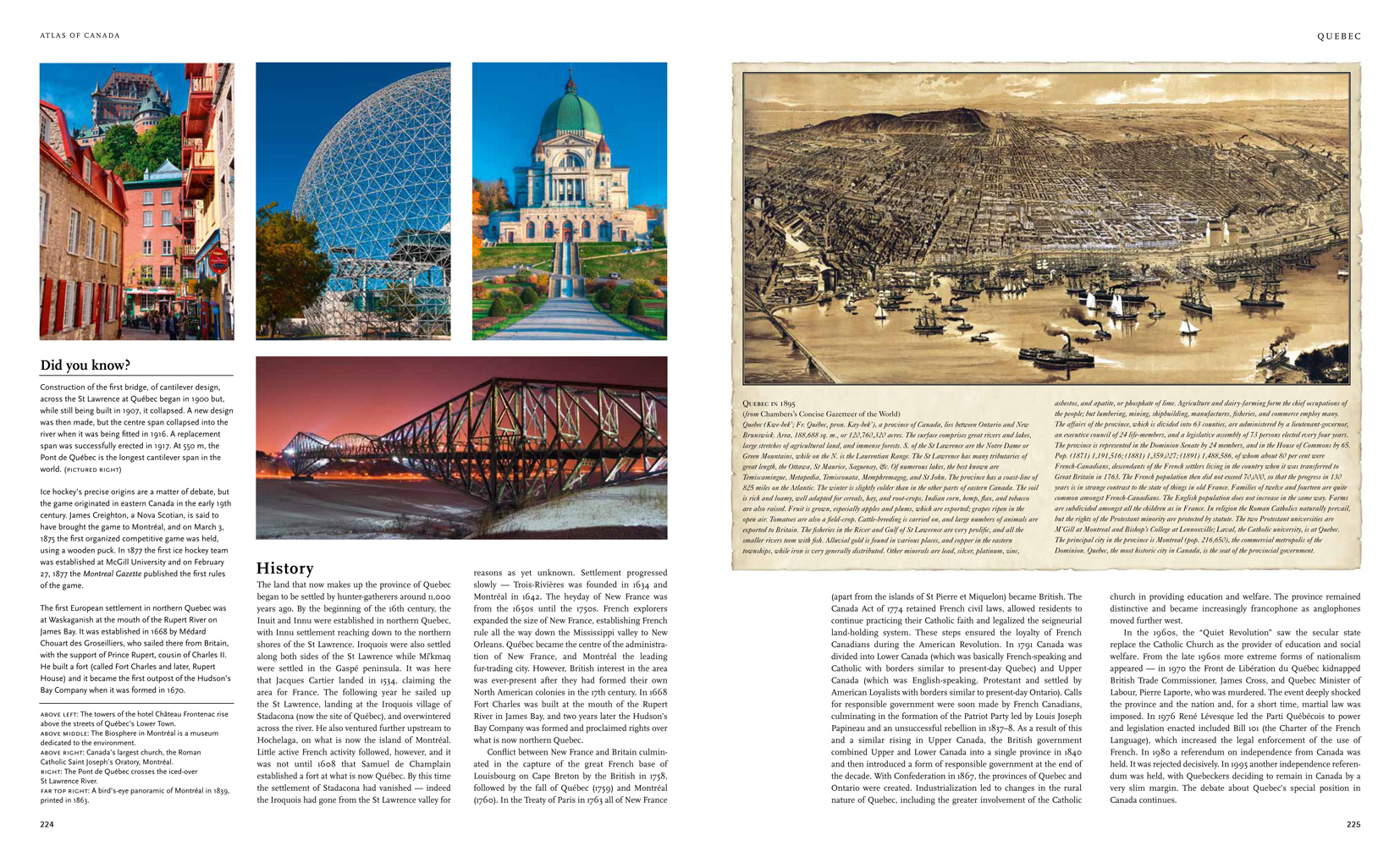 Standard layout with historical image