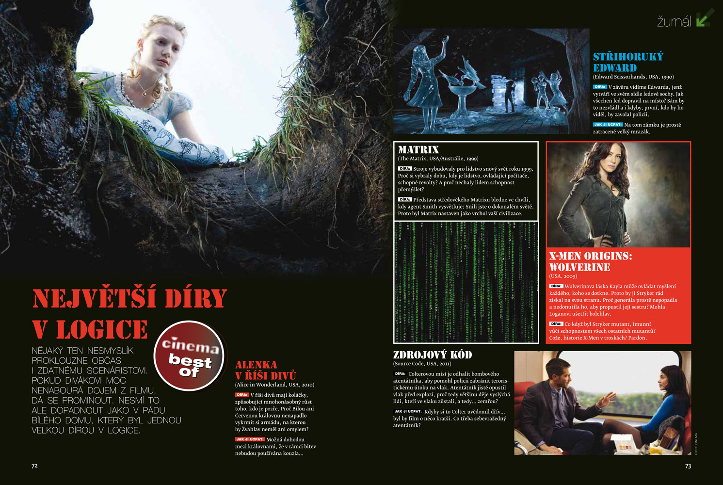 Mini article collage from Best Of section