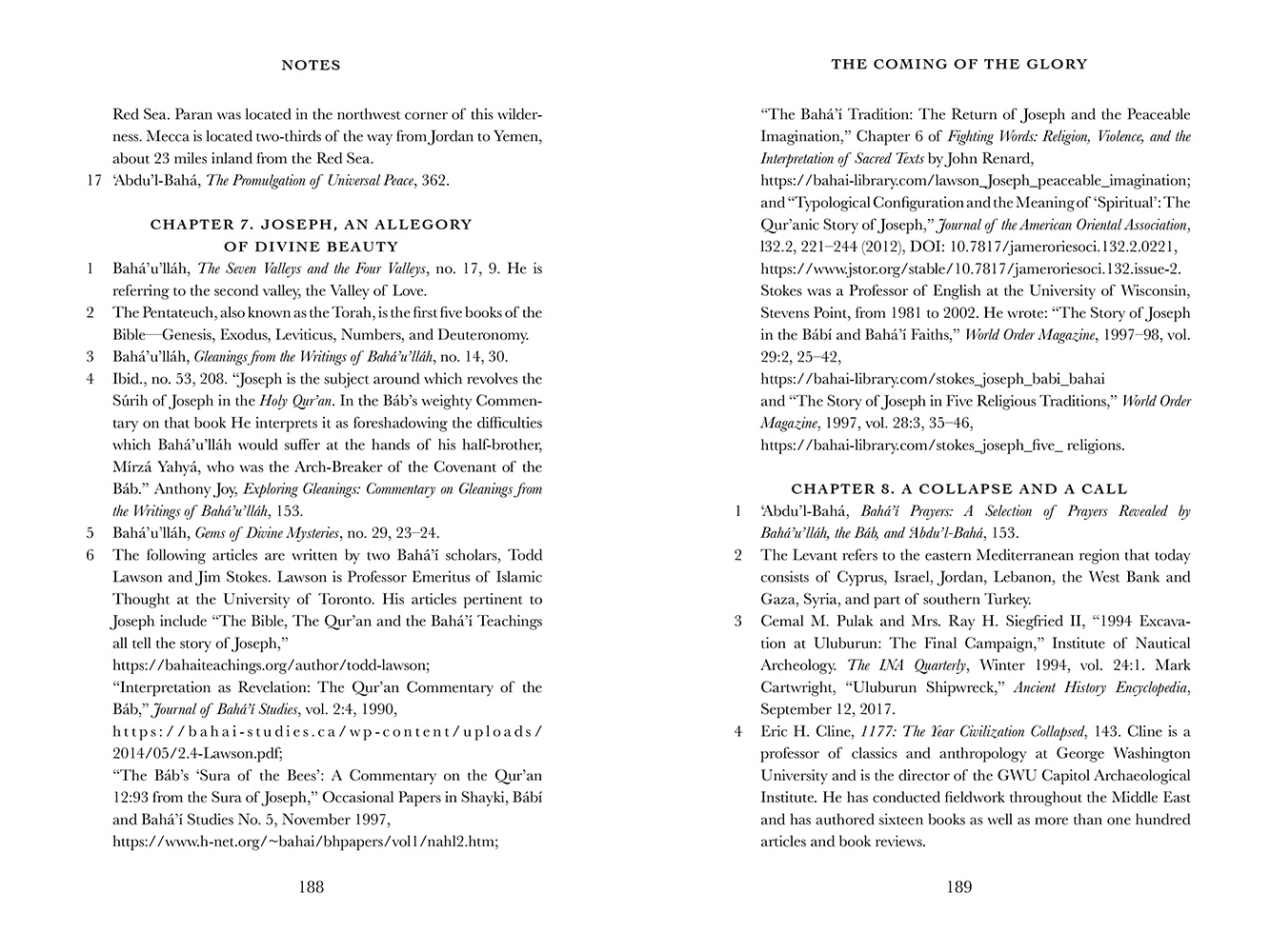 Bibliography spread