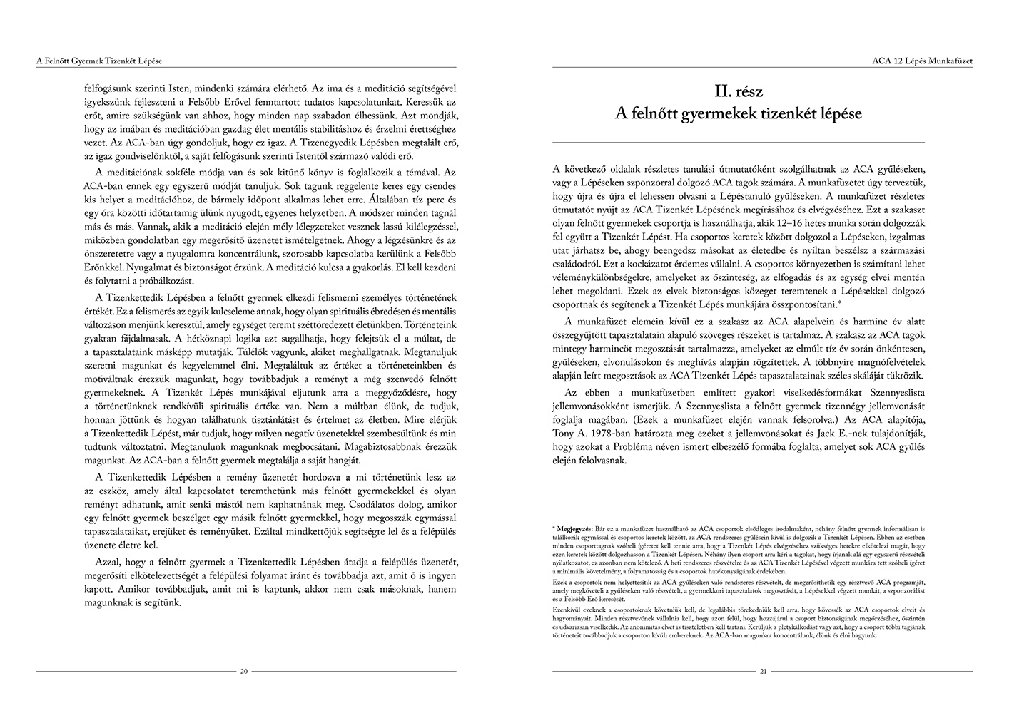 Section start spread