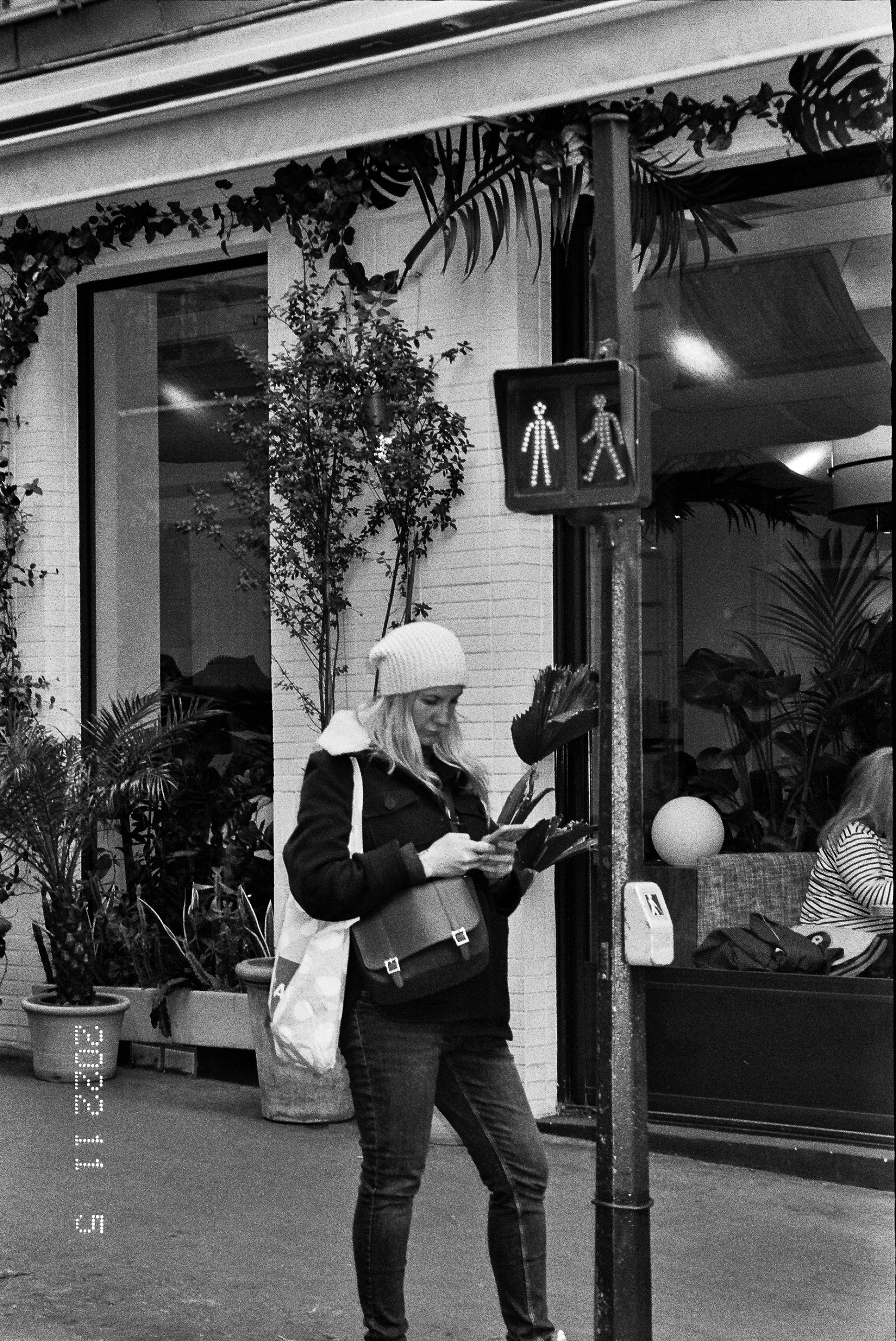 Photo argentique, sur pellicule Ilford HP5