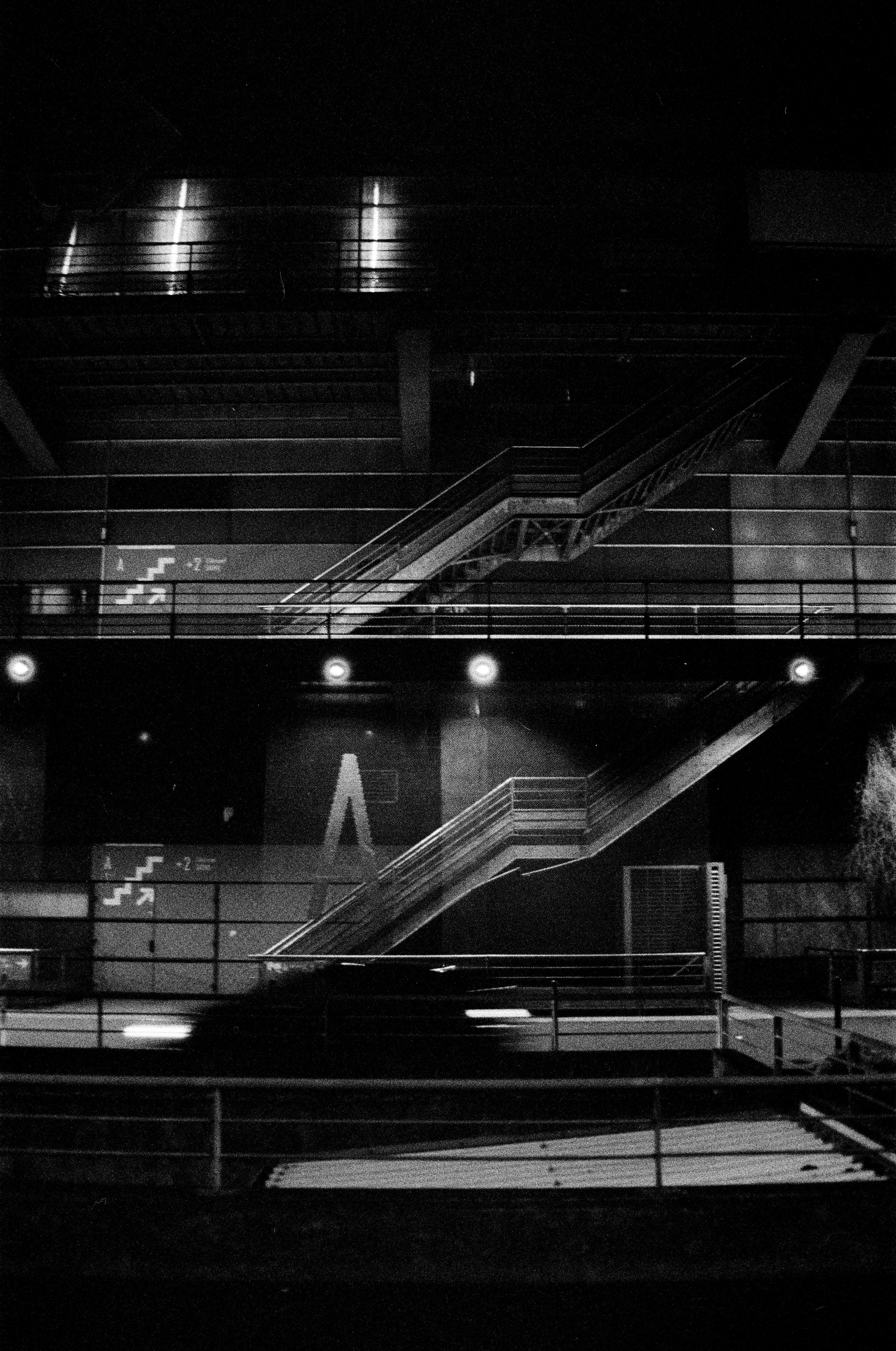 Photo argentique, sur pellicule Ilford Delta 3200