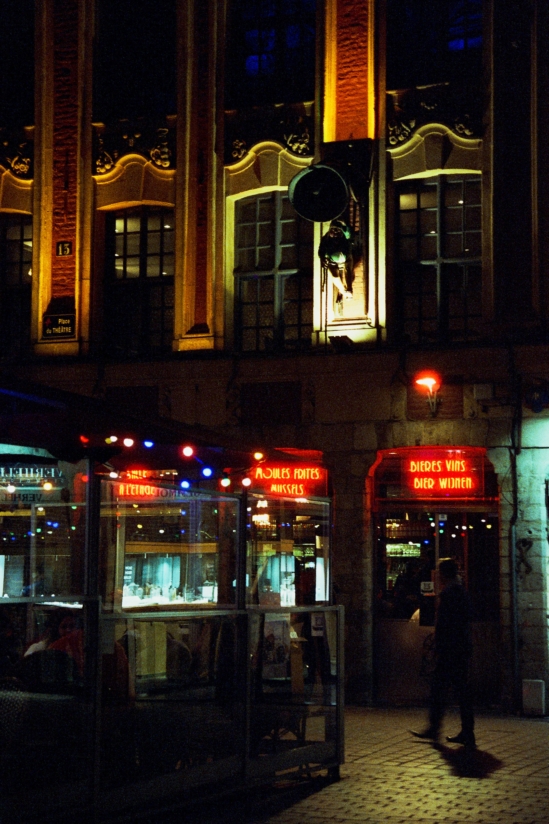 Photo argentique, sur pellicule Cinestill 800T