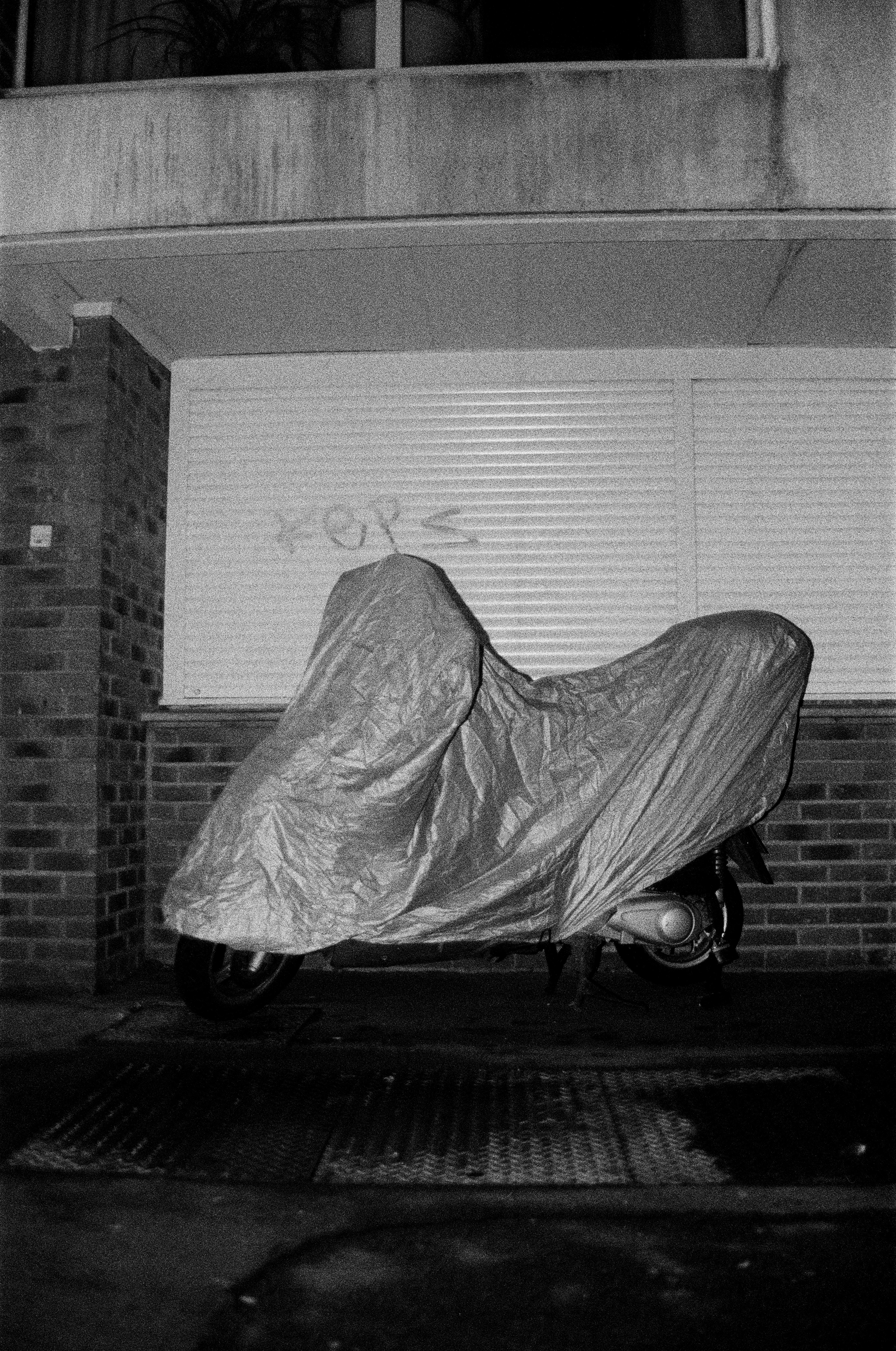 Photo argentique, sur pellicule Ilford Delta 3200