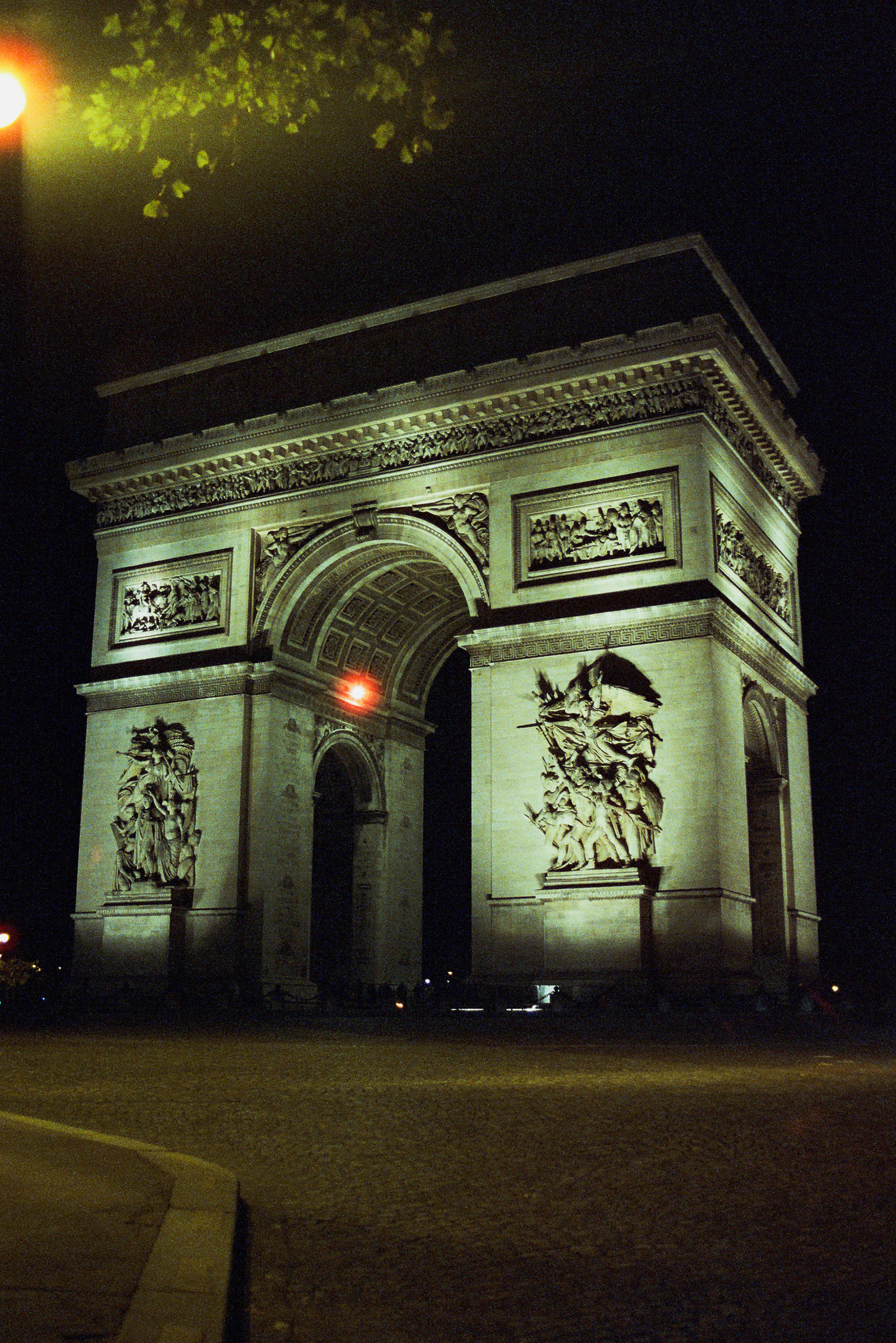 Photo argentique, sur pellicule Cinestill 800T