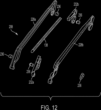 Assembly of various preforms prior to fusing.