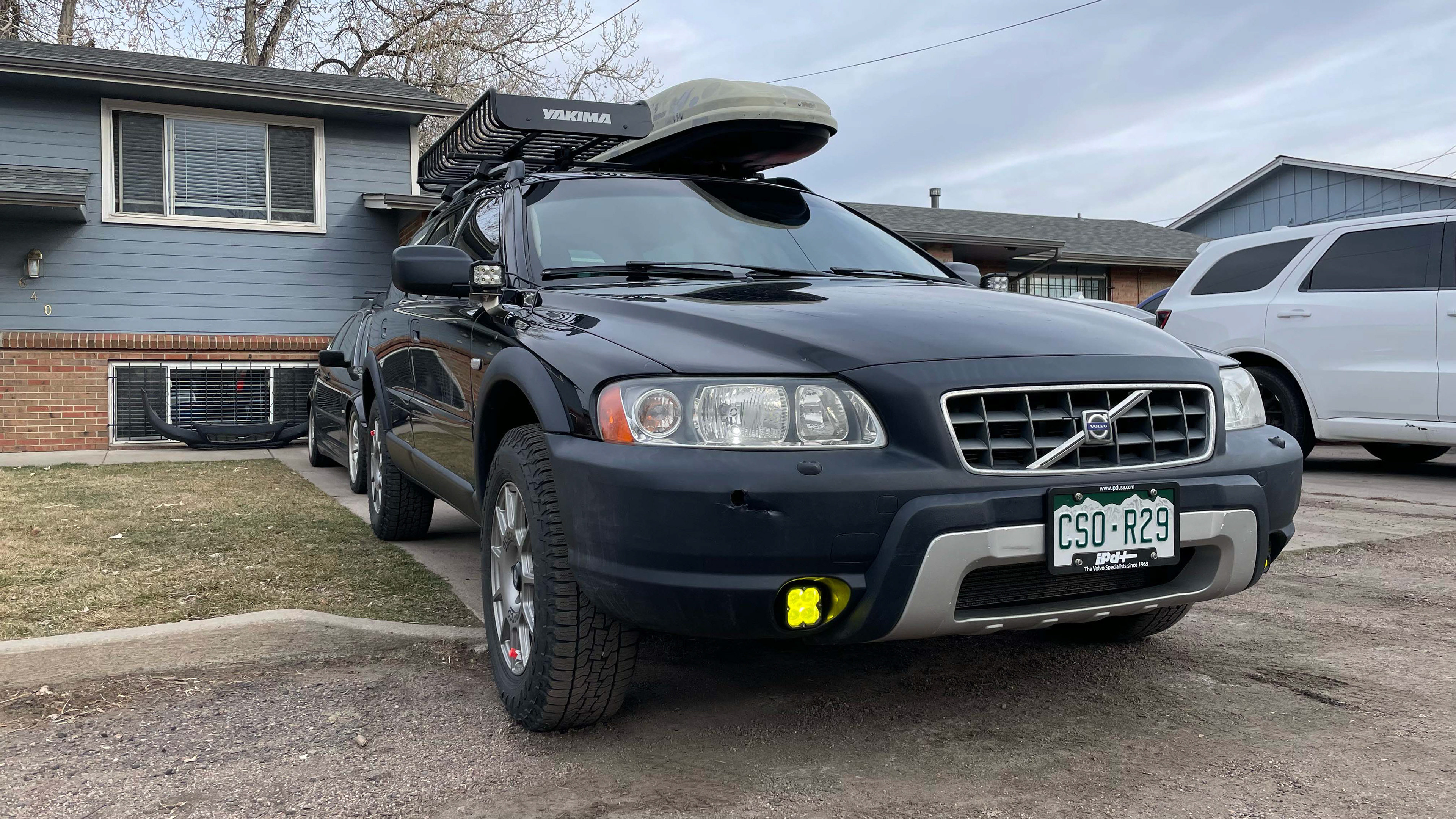 Final test of the fog lamps.