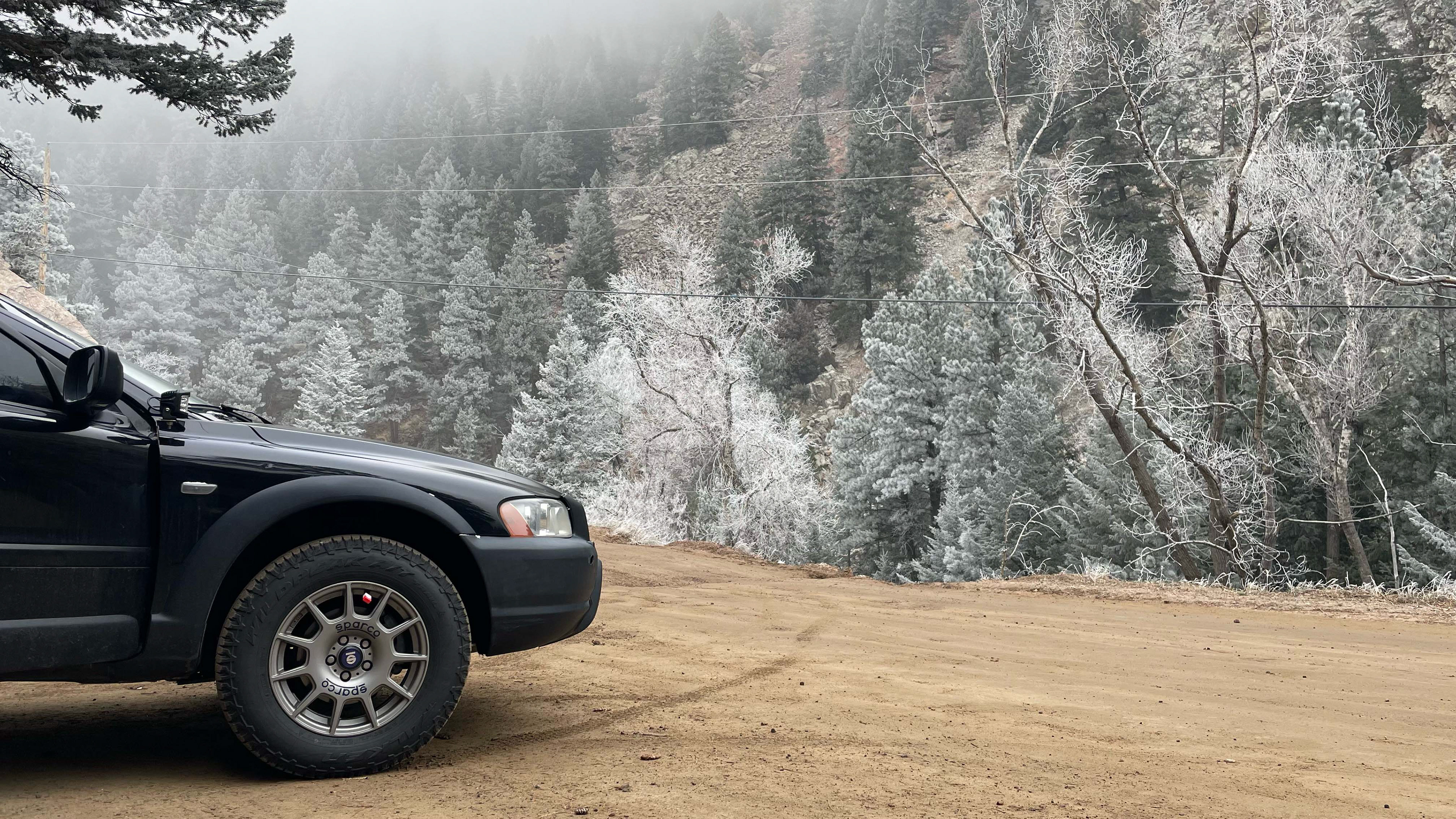 Testing out the tires at El Dorado Canyon State Park.