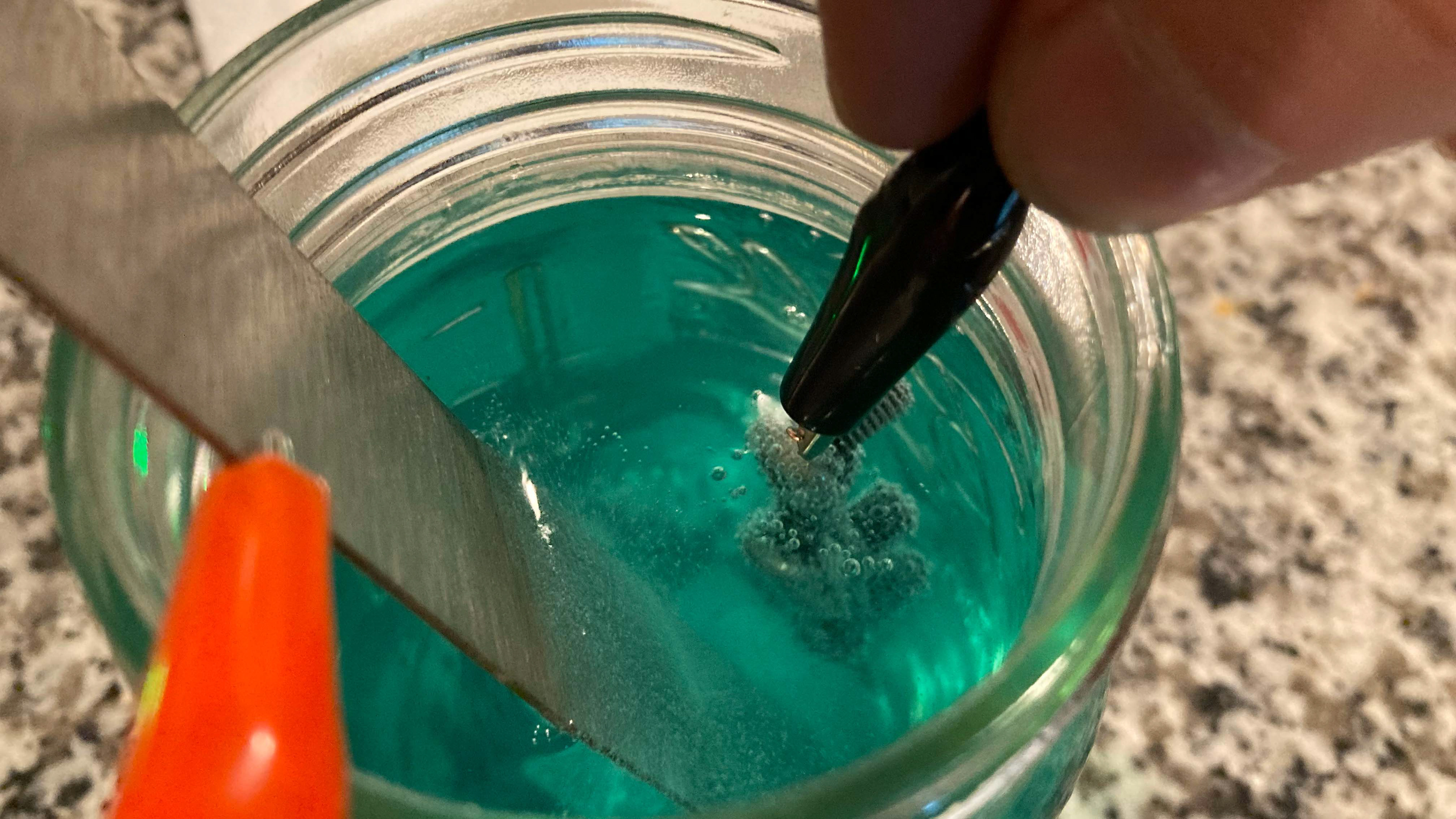 Nickel-plating the screws