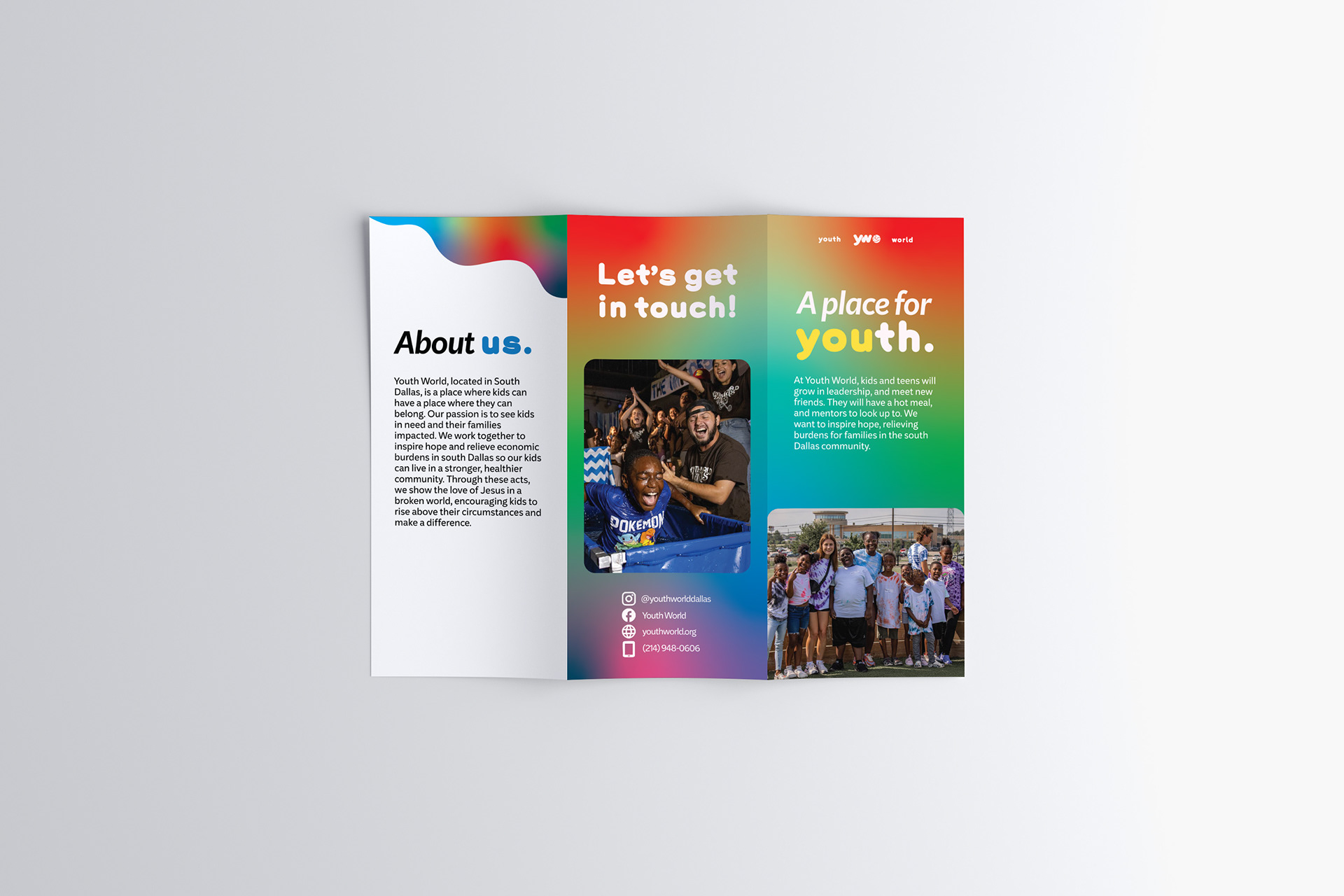 Youth World Brochure Side 1