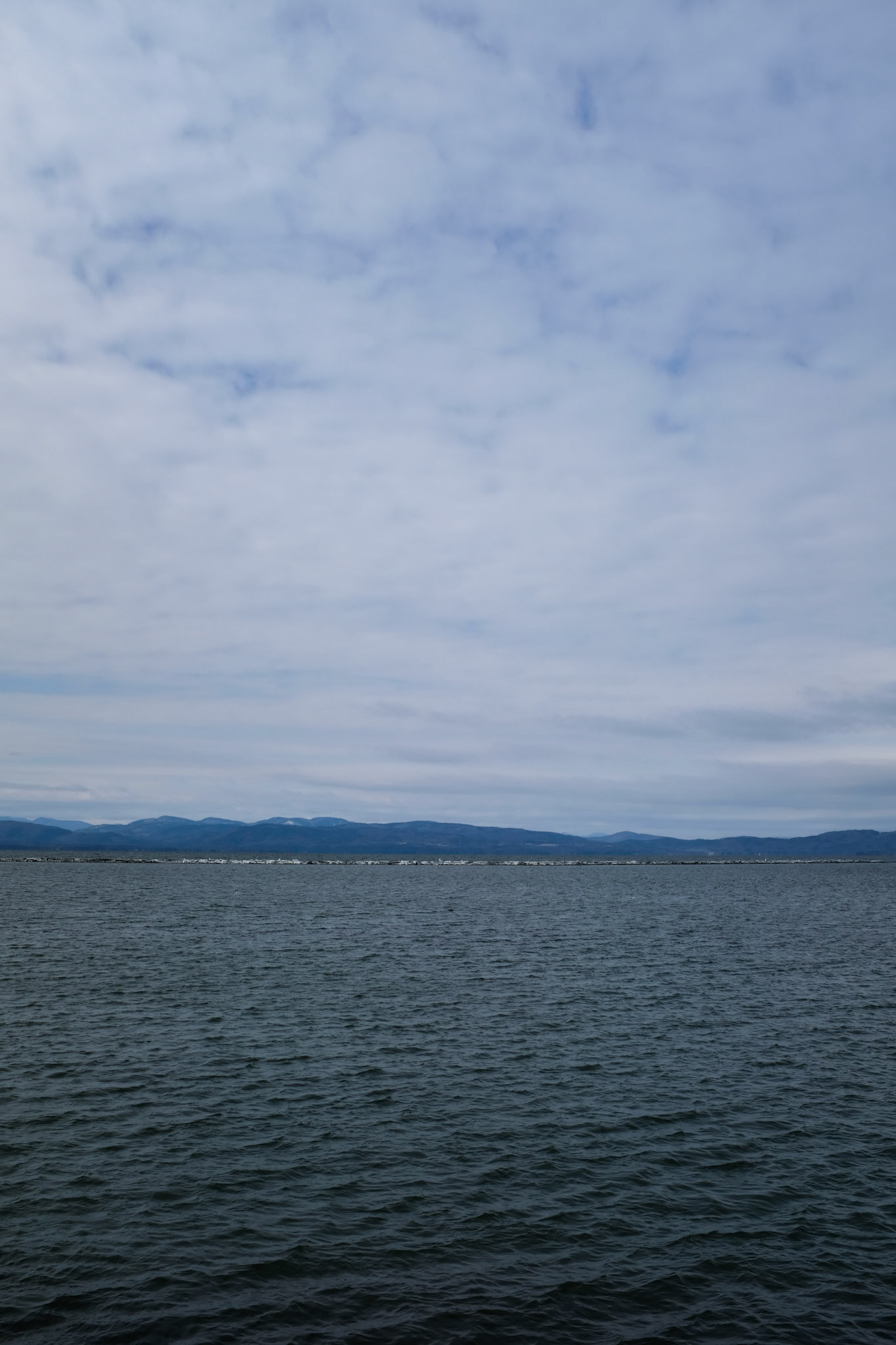 Burlington, Vermont looking at New York