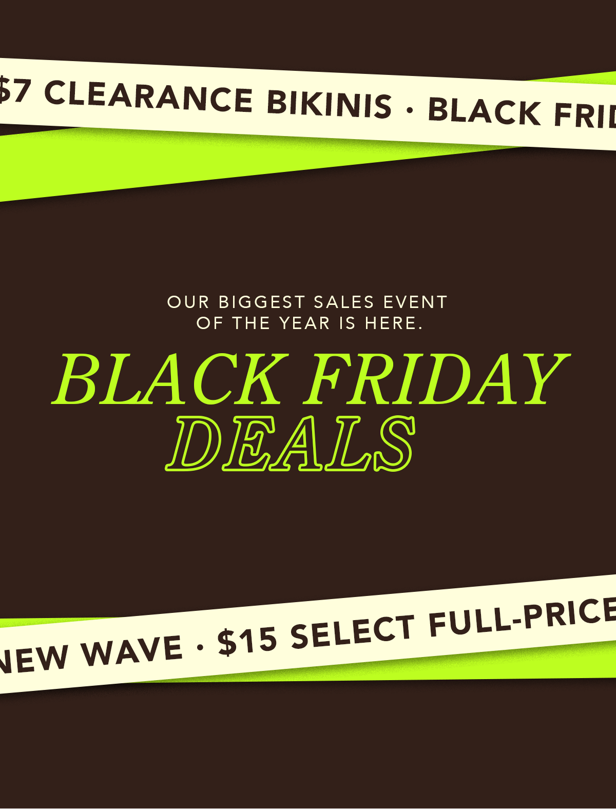 Promotional graphic for BFCM campaign - made for email. 