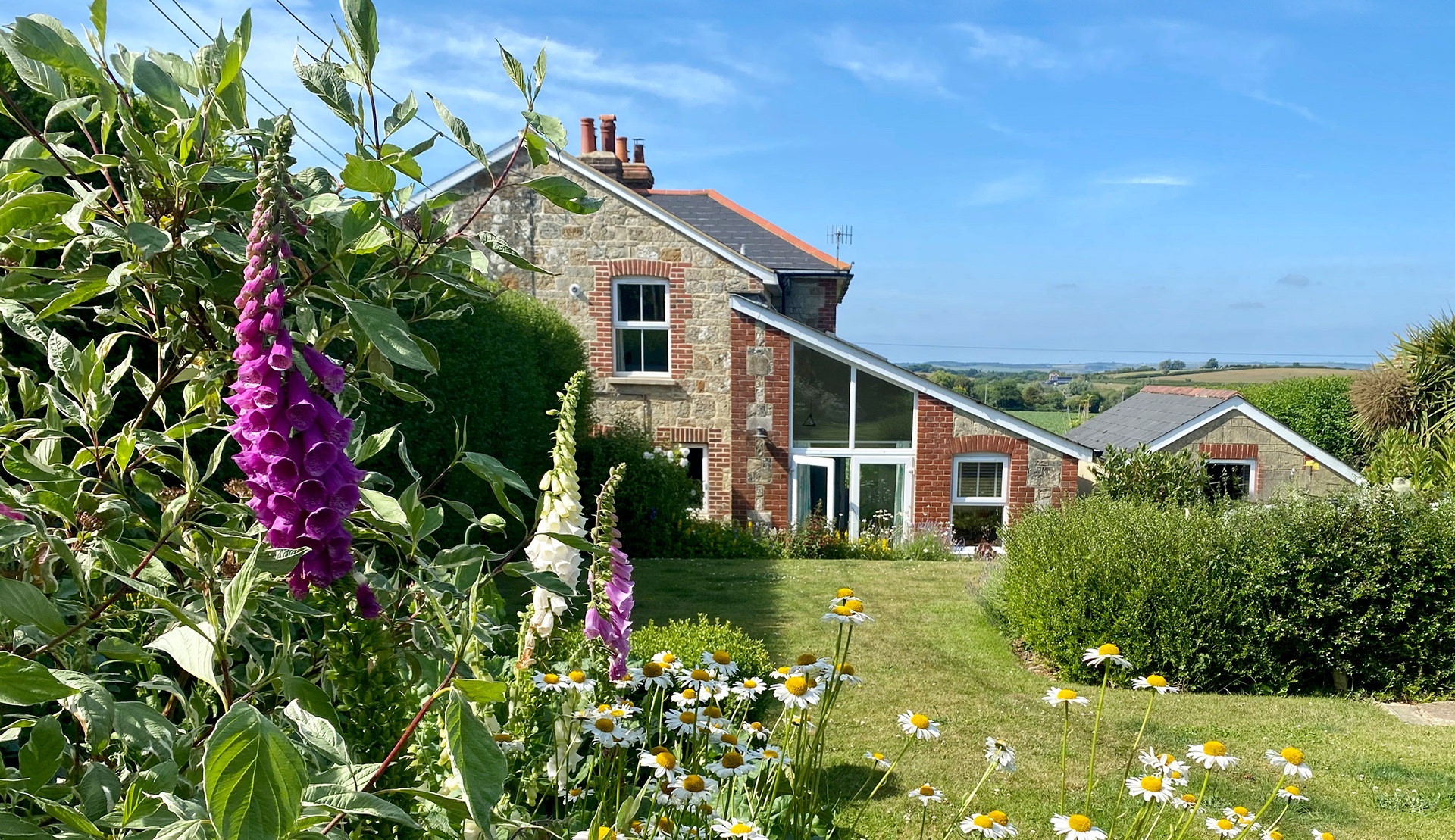 Maytime Cottage from the garden