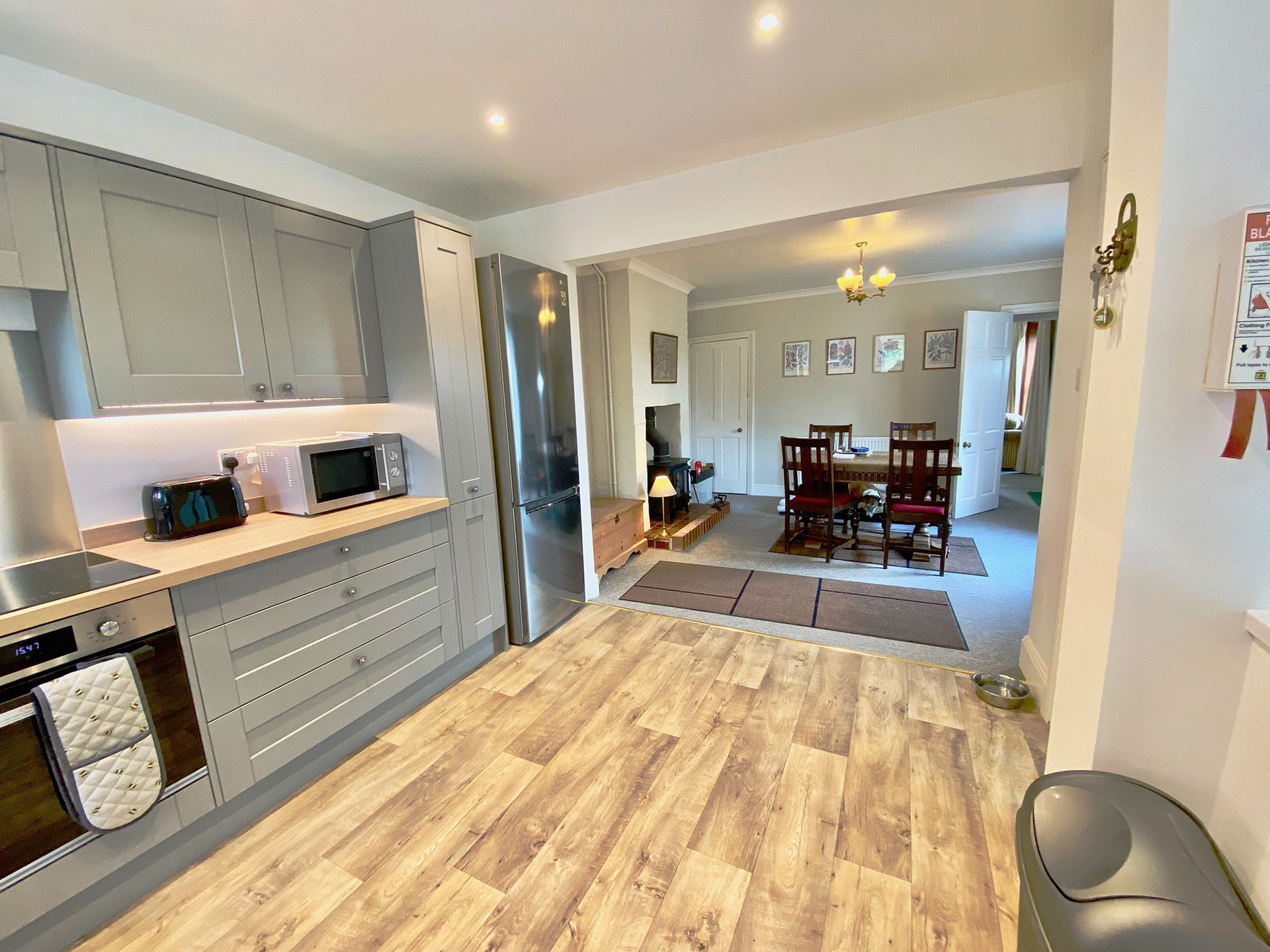 Kitchen and dining room