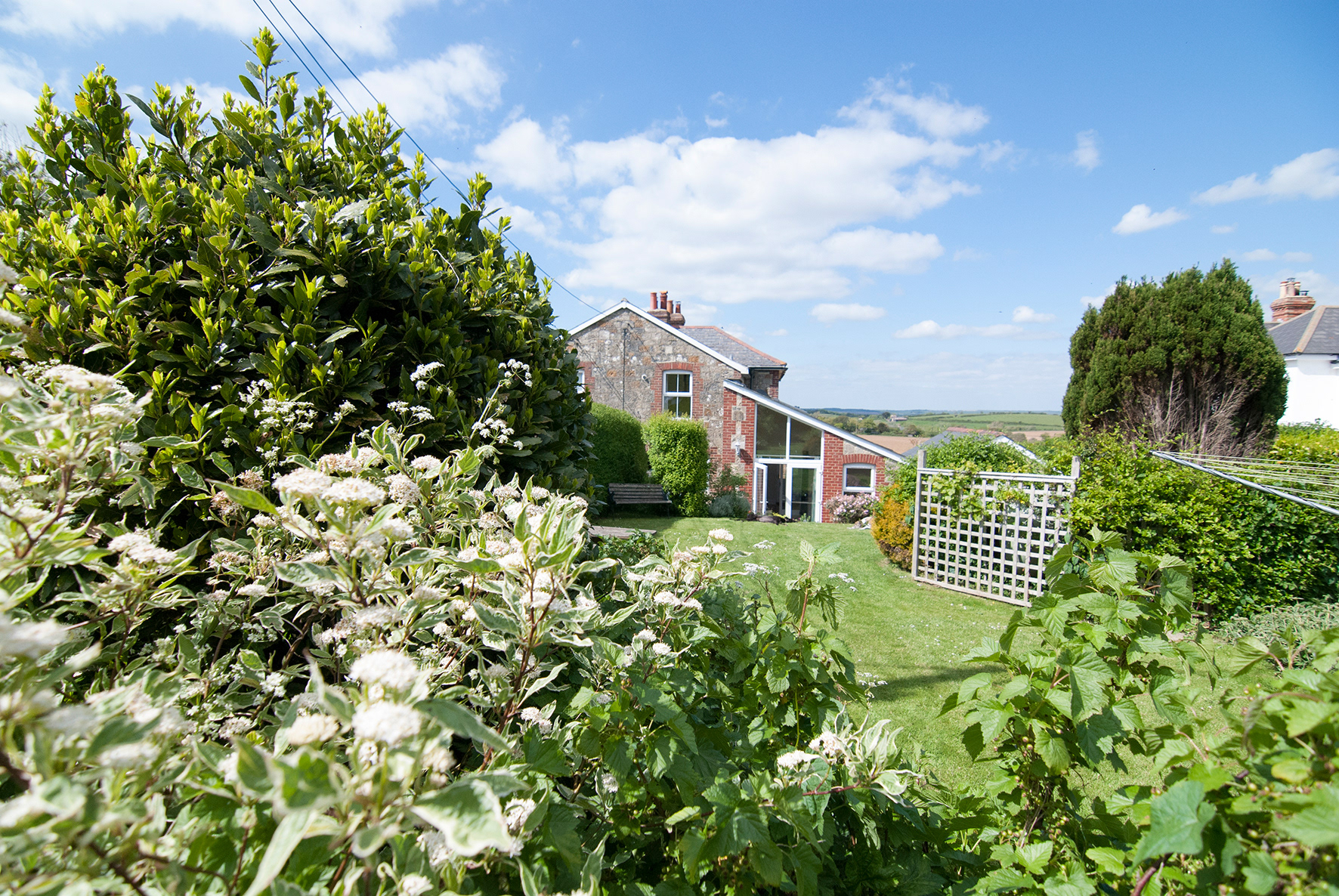 From the end of the garden