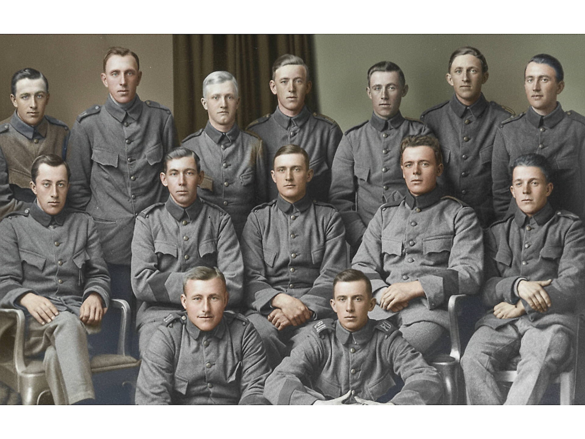 Petrus i uniform, förmodligen militärtjänst någon gång ca 1917-20.