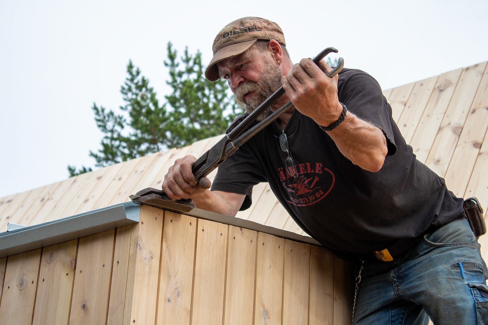 Per, metallens mirakelman, stod för allt plåtslageri.