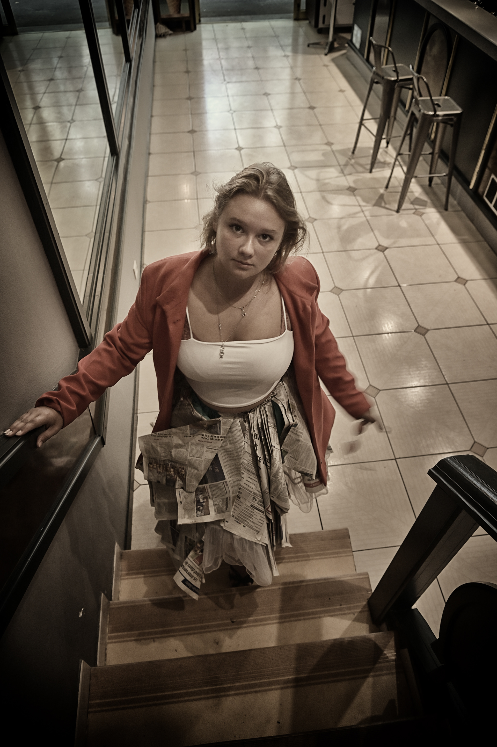 Création Jupon de papiers