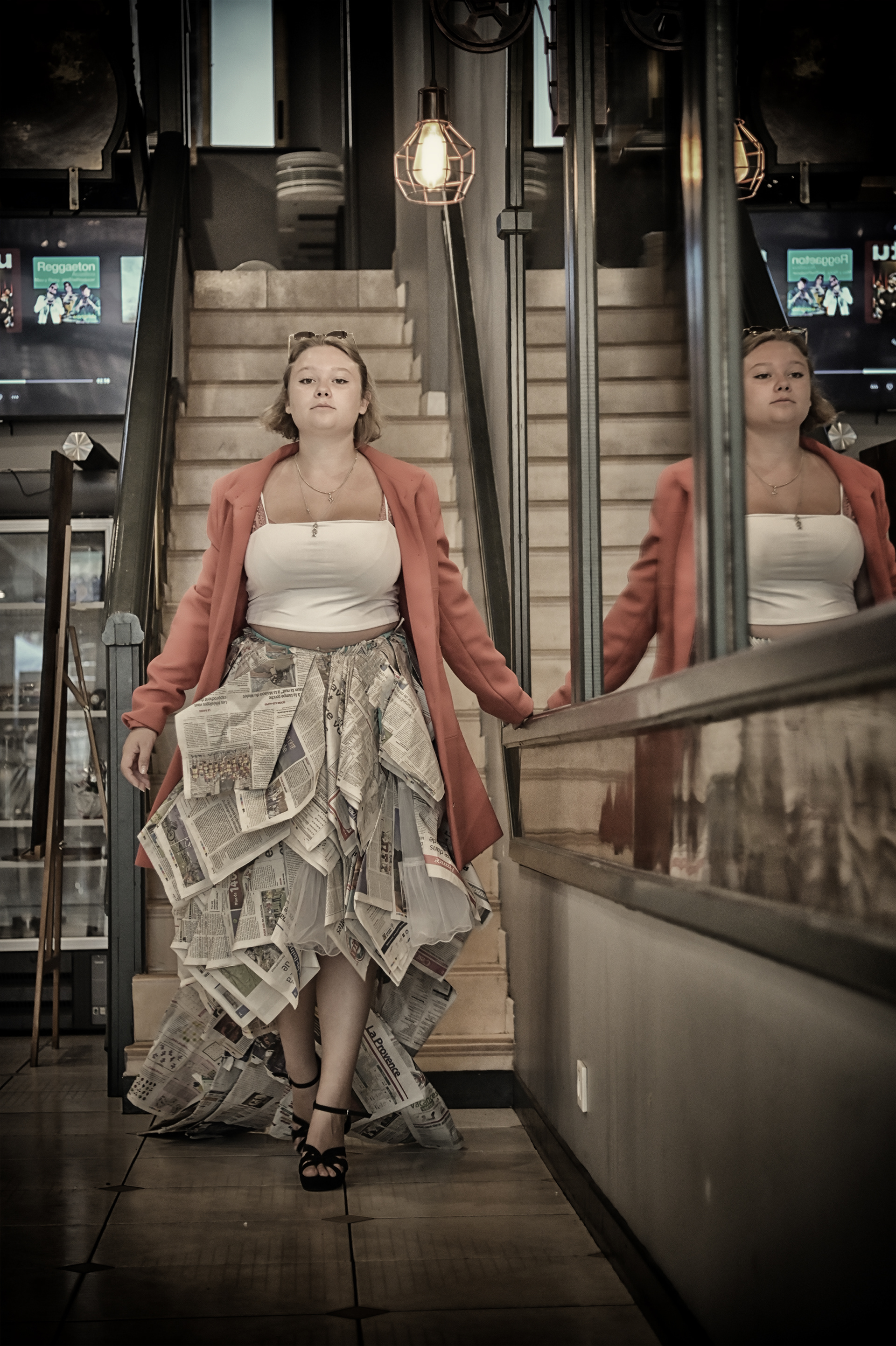 Création Jupon de papiers