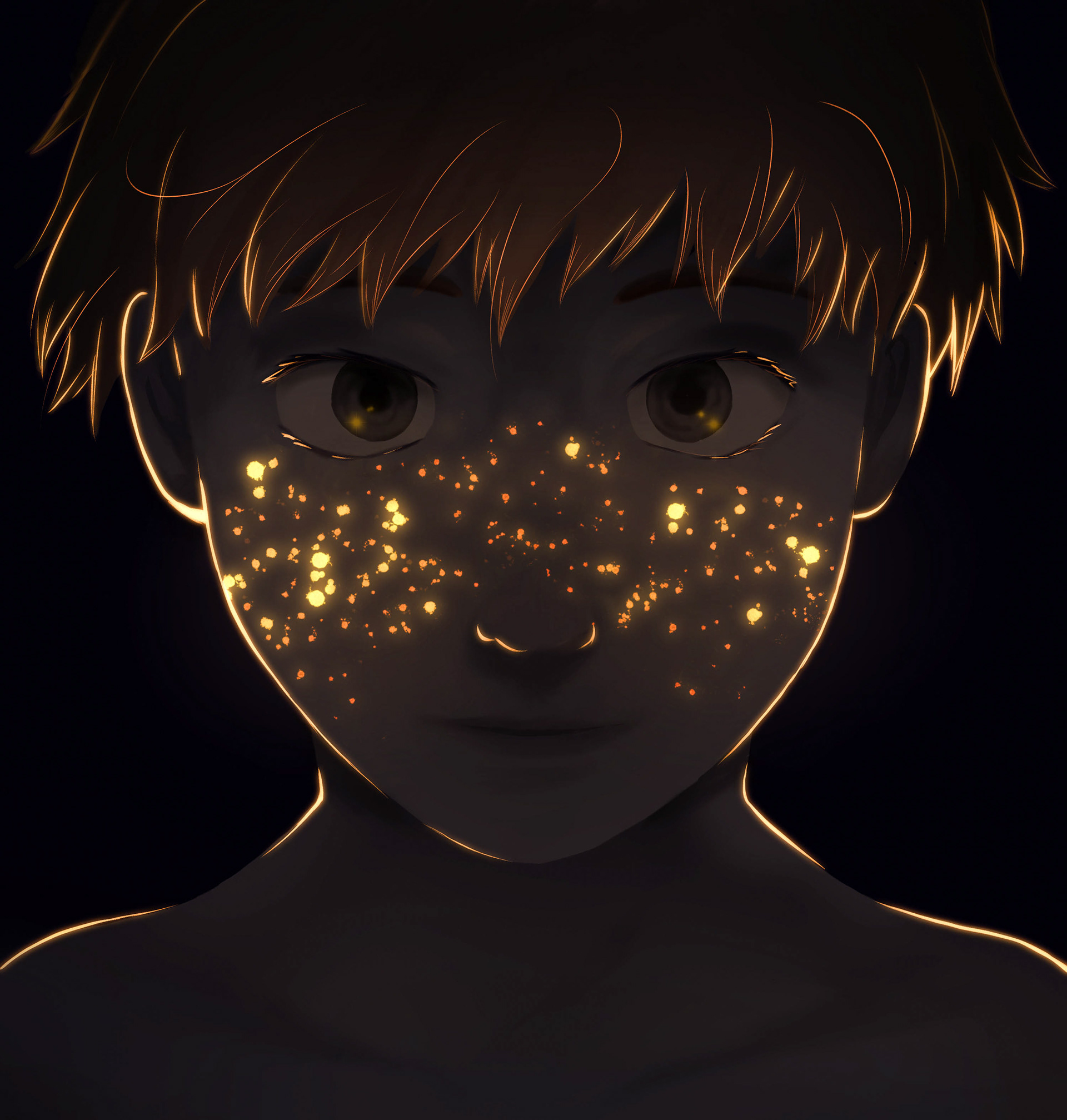 Boy with Magical Freckles