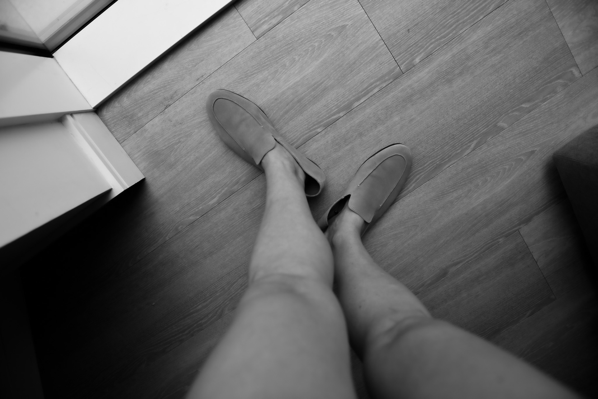 Sometimes in man shoes