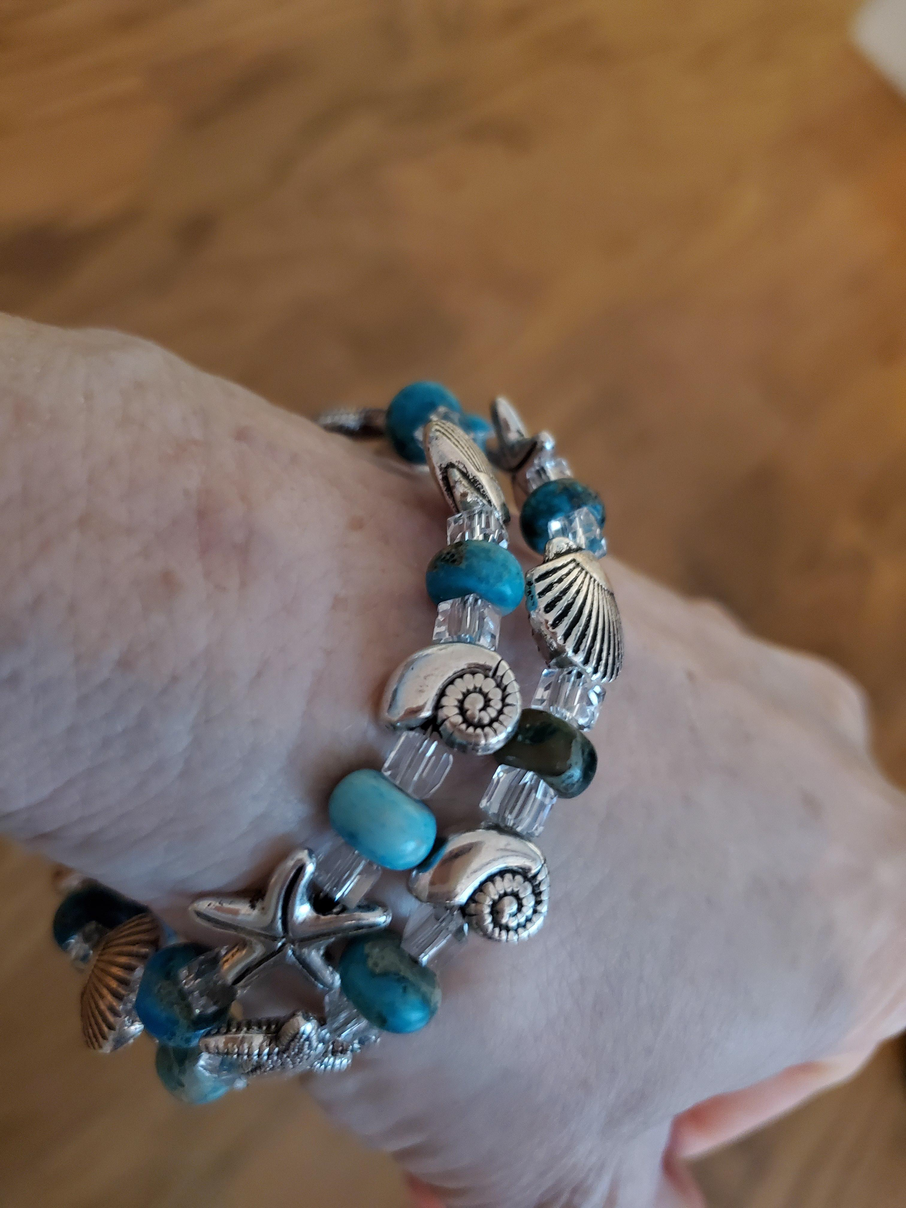 Azure Seas Dbl wrap - $24