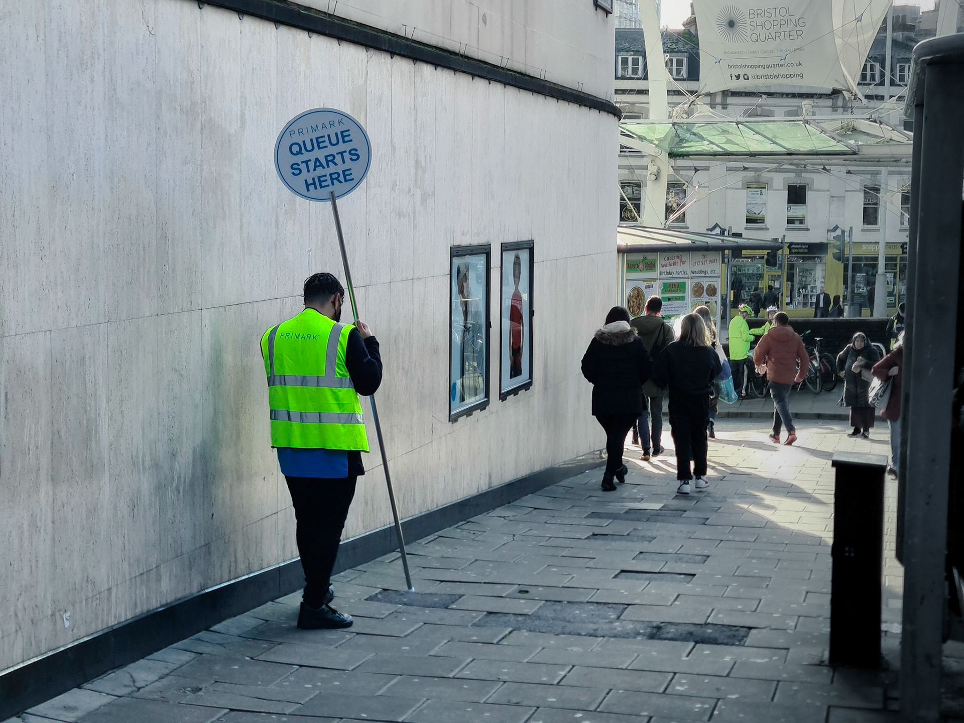 Queue Here