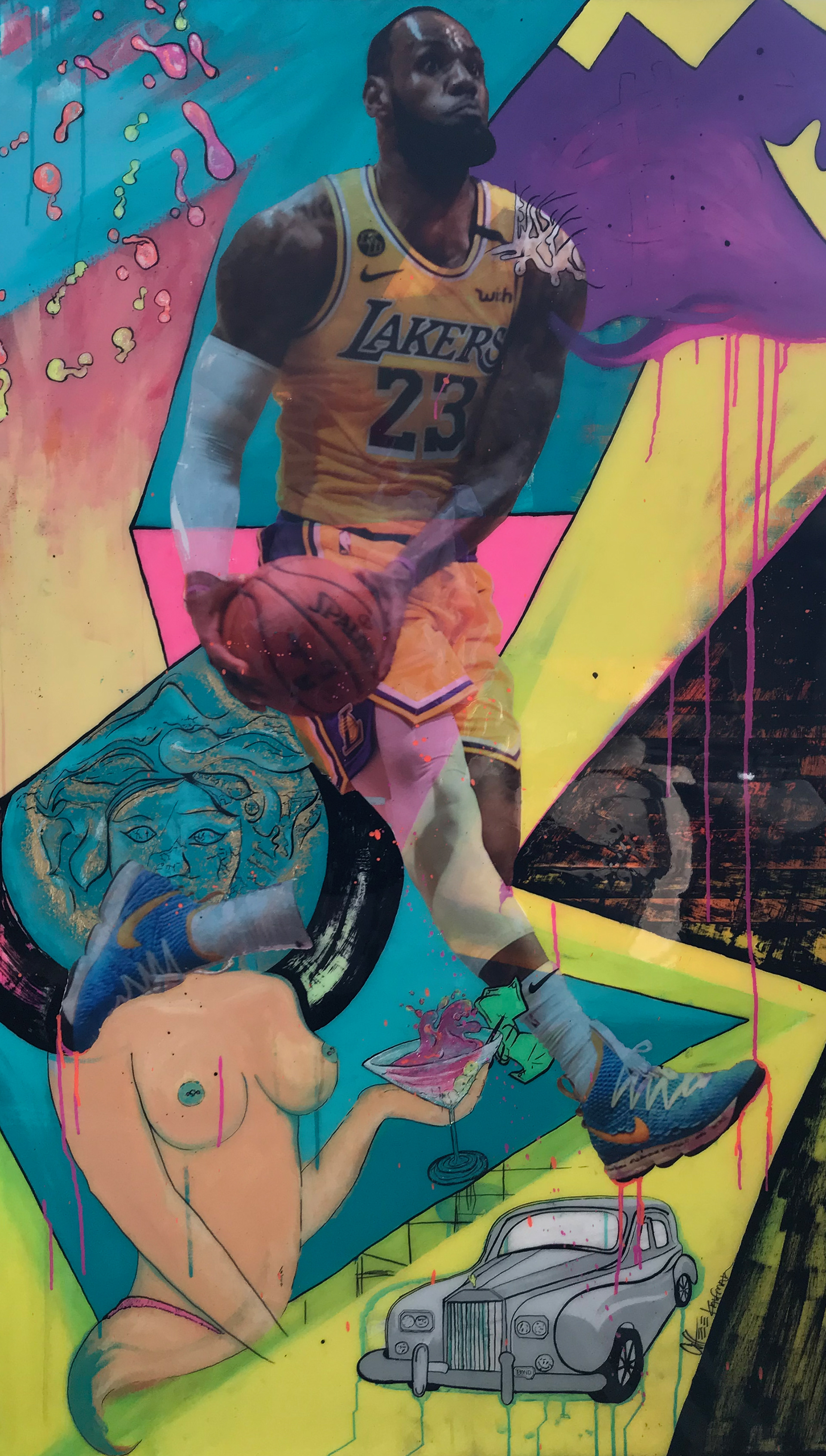 For Drew Mixed Media PopArt