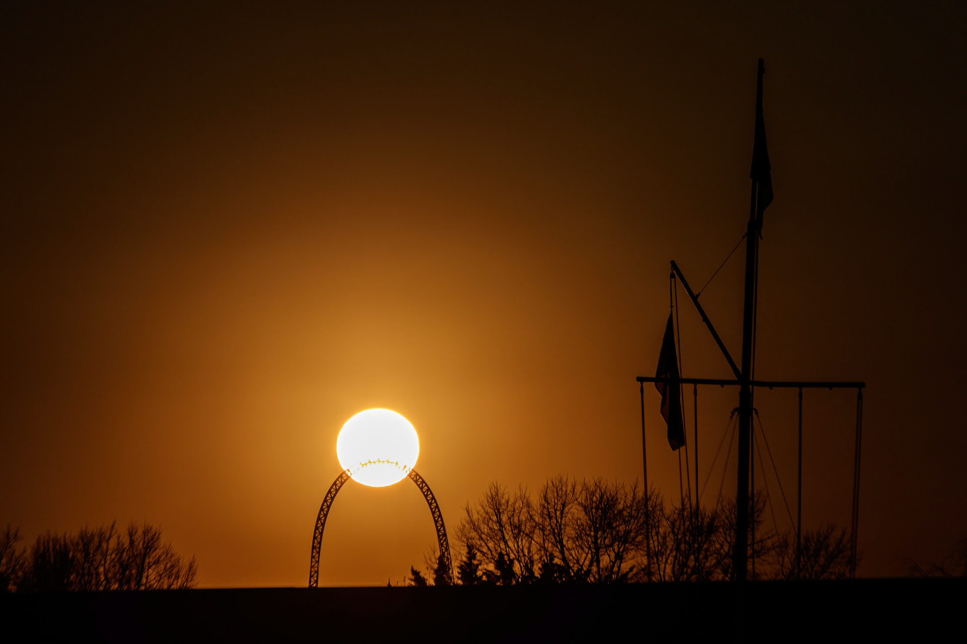 Sunset at Penton Hook Island